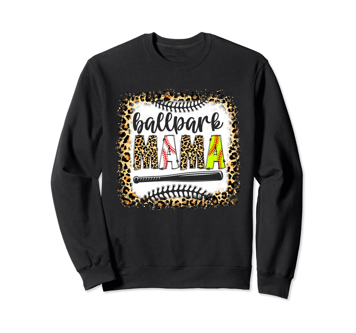 Ballpark Mama Baseball Mom Sweatshirt - Streetwear Style Men Women - T-Shirt, Sweatshirt, Hoodie
