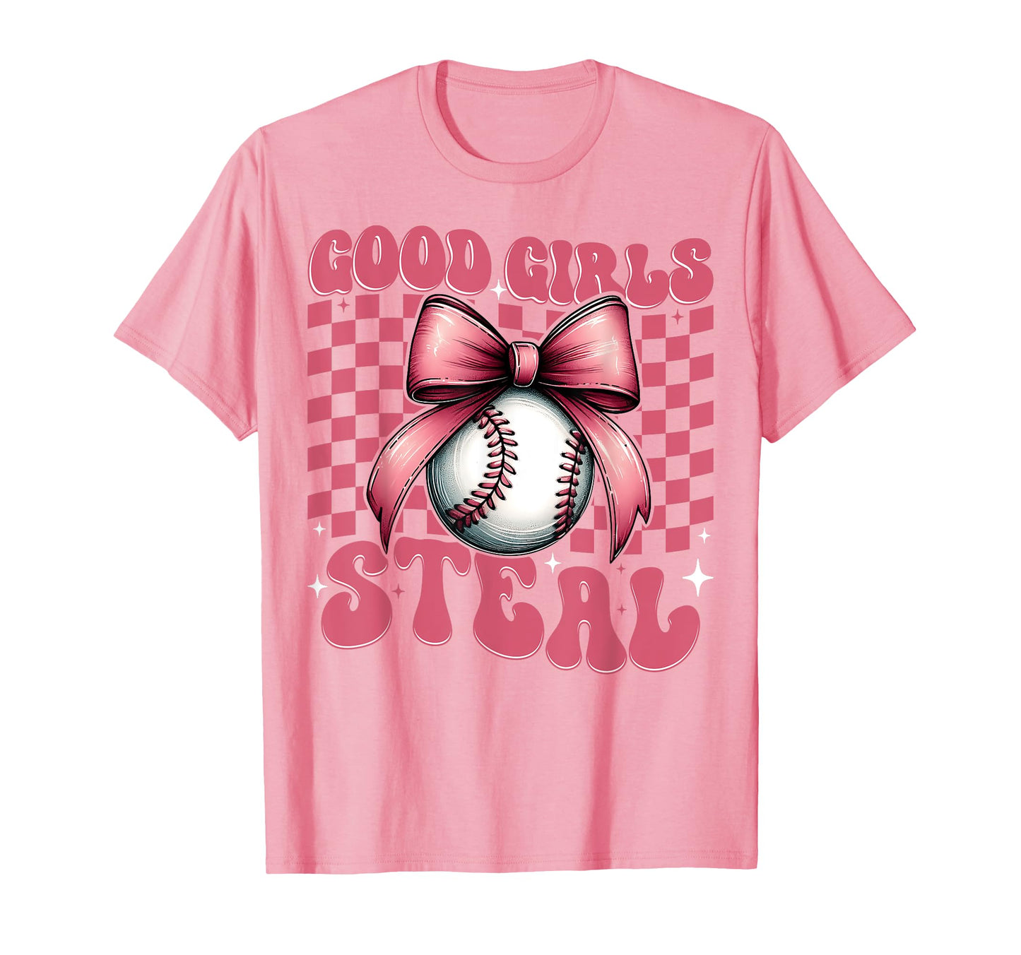 Baseball Mom Mothers Day Coquette Bow T-Shirt - Minimalist Print Men Women - T-Shirt, Sweatshirt, Hoodie