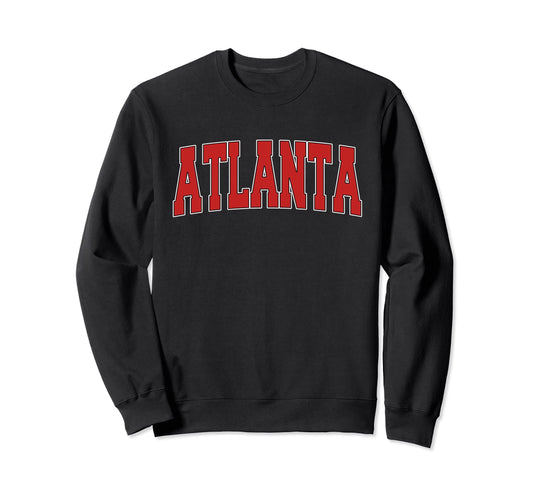 Atlanta Tx Texas Varsity Usa Sports Sweatshirt - Novelty Apparel Men Women - T-Shirt, Sweatshirt, Hoodie