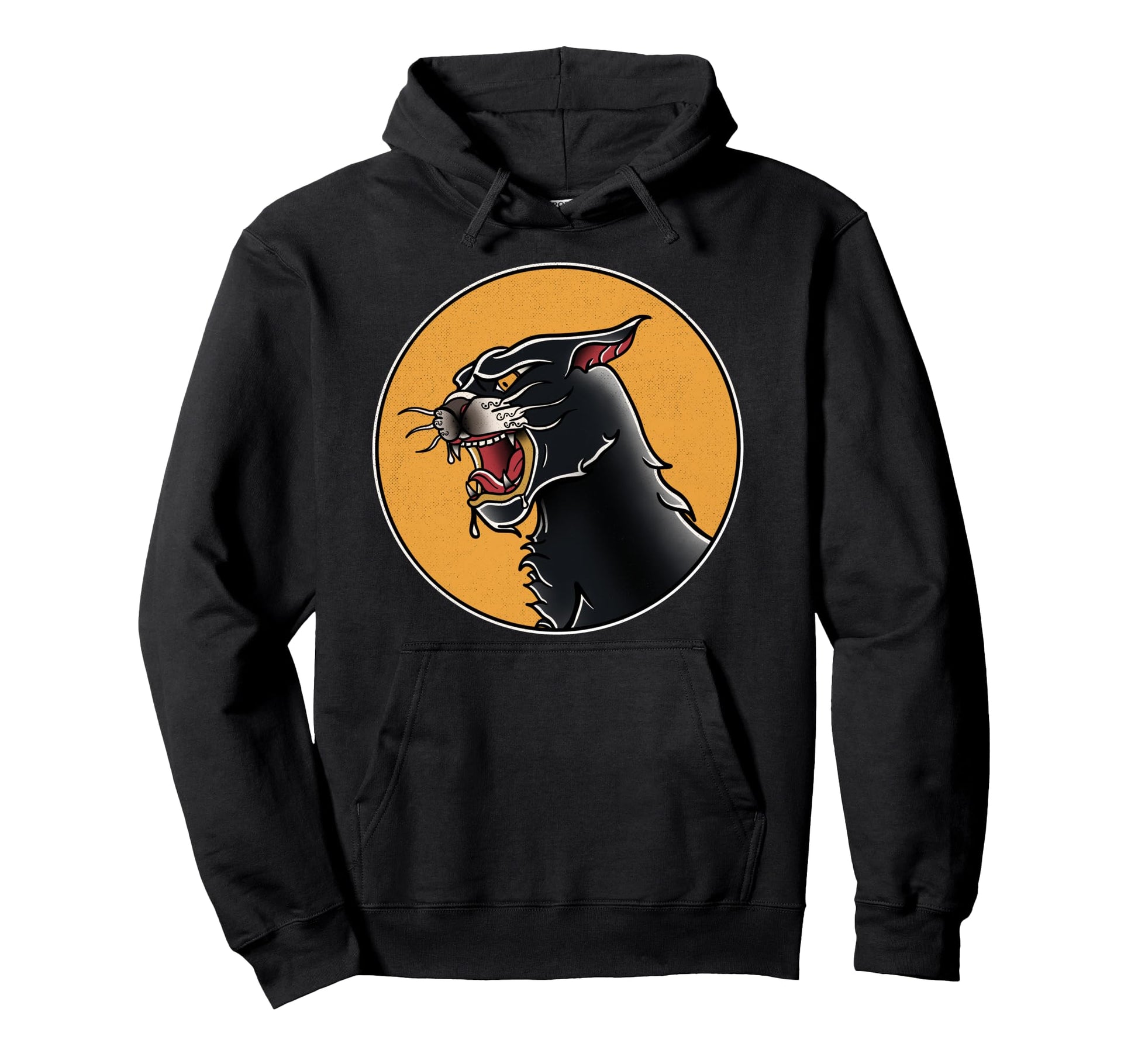 American Traditional Panther Tattoo Hoodie - Novelty Apparel Men Women - T-Shirt, Sweatshirt, Hoodie