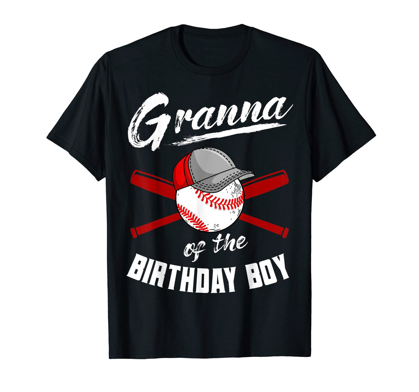 Granna Birthday Baseball Bday Party T-Shirt - Aesthetic Graphic Men Women - T-Shirt, Sweatshirt, Hoodie