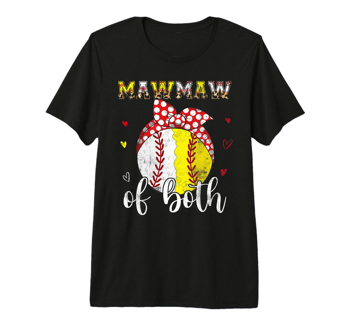 Mawmaw Both Baseball Softball Bandana T-Shirt - Novelty Apparel Men Women - T-Shirt, Sweatshirt, Hoodie