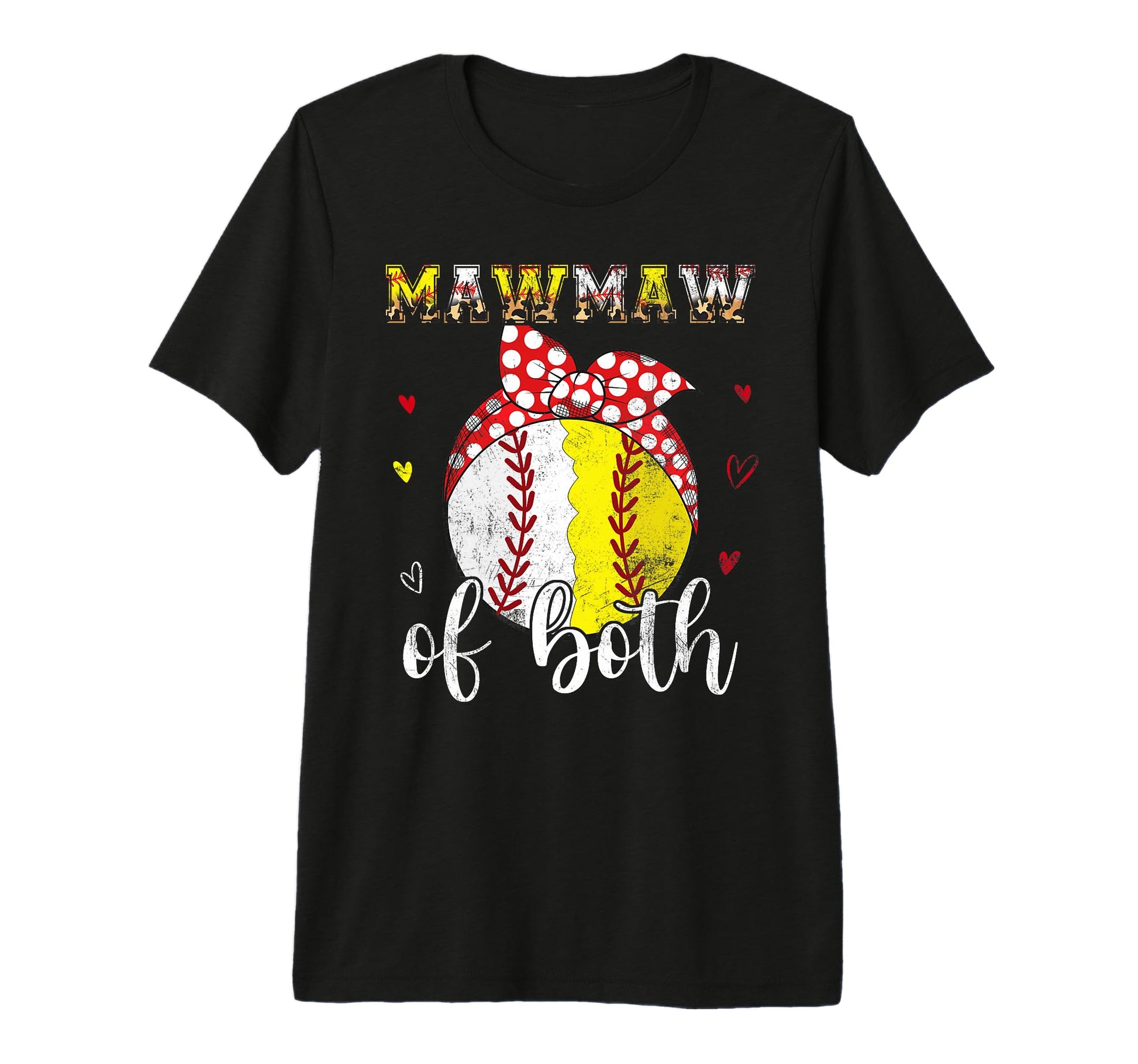 Mawmaw Both Baseball Softball Bandana T-Shirt - Novelty Apparel Men Women - T-Shirt, Sweatshirt, Hoodie