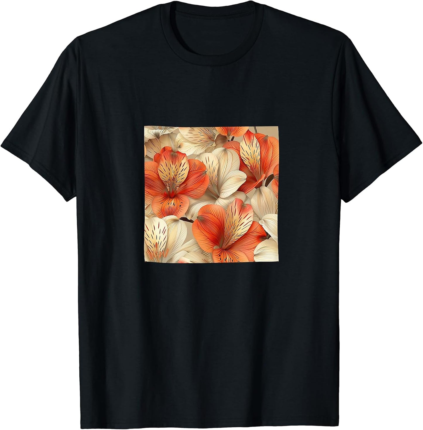 Alstroemeria Flower Pattern Merch - Adult & Kids T-Shirts, Sweatshirts & Hoodies apparel design preview 1