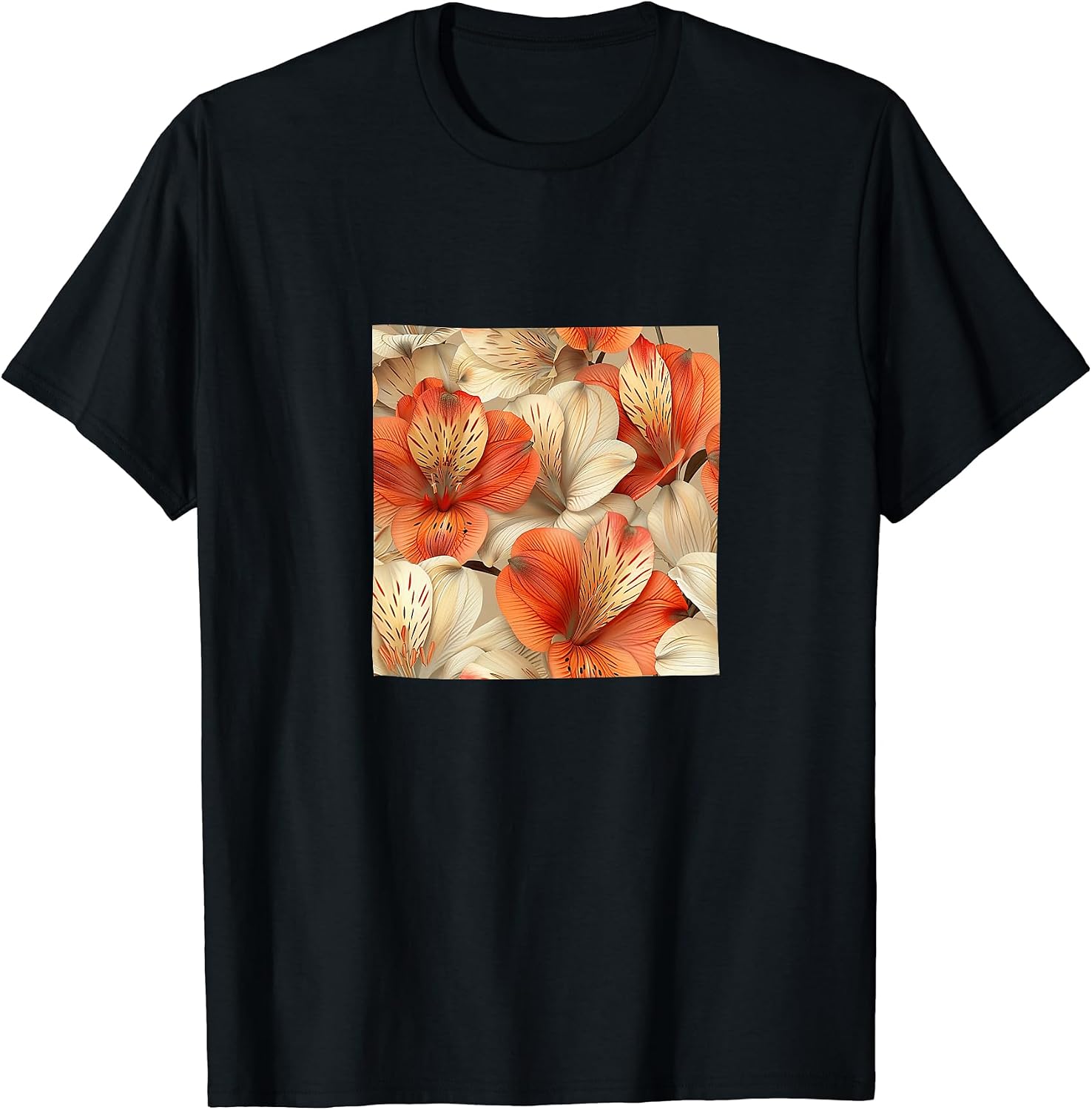 Alstroemeria Flower Pattern Merch - Adult & Kids T-Shirts, Sweatshirts & Hoodies apparel design preview 1