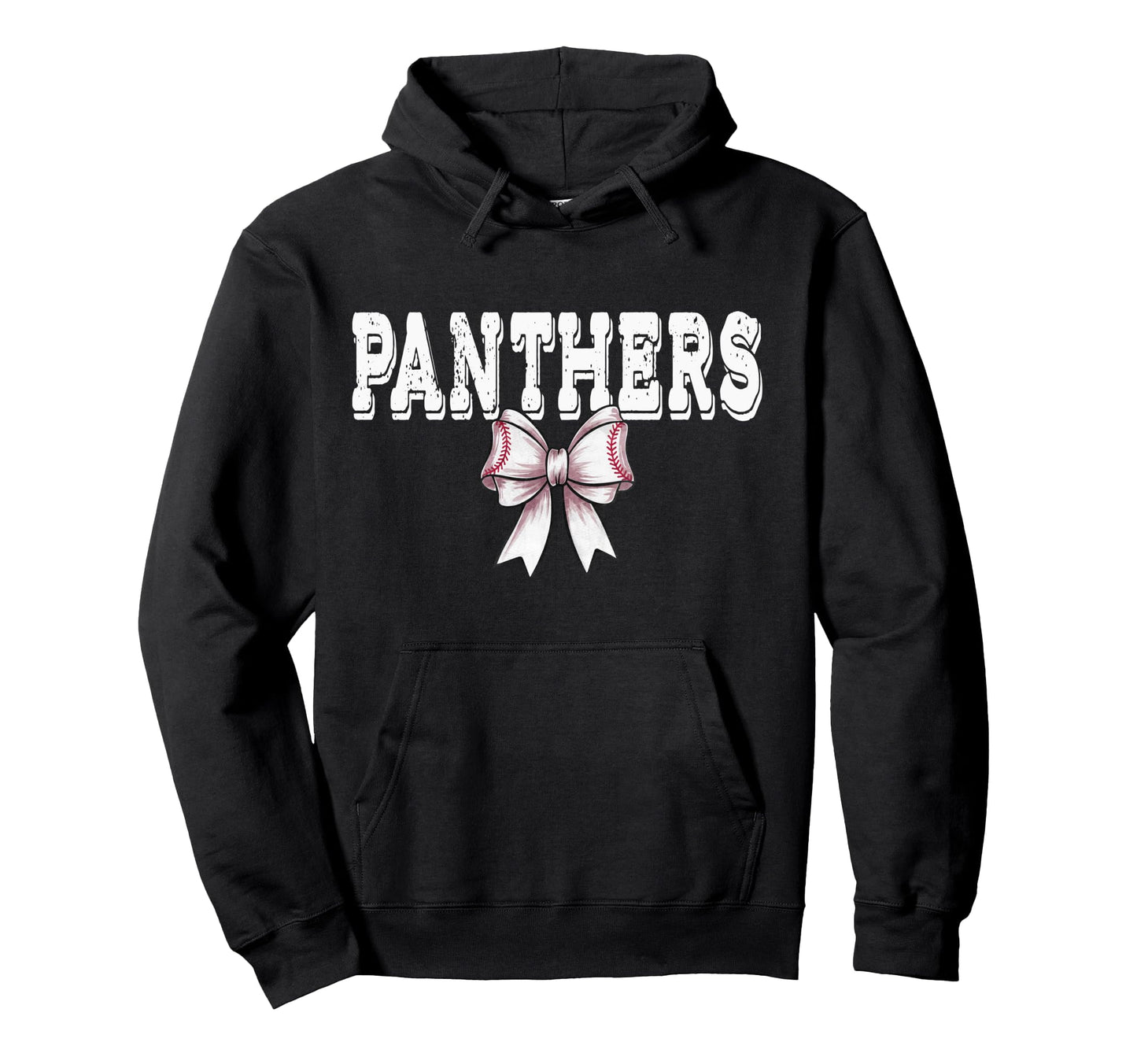 Coquette Panthers Baseball School Game Hoodie - Graphic Print for Adults - T-Shirt, Sweatshirt, Hoodie