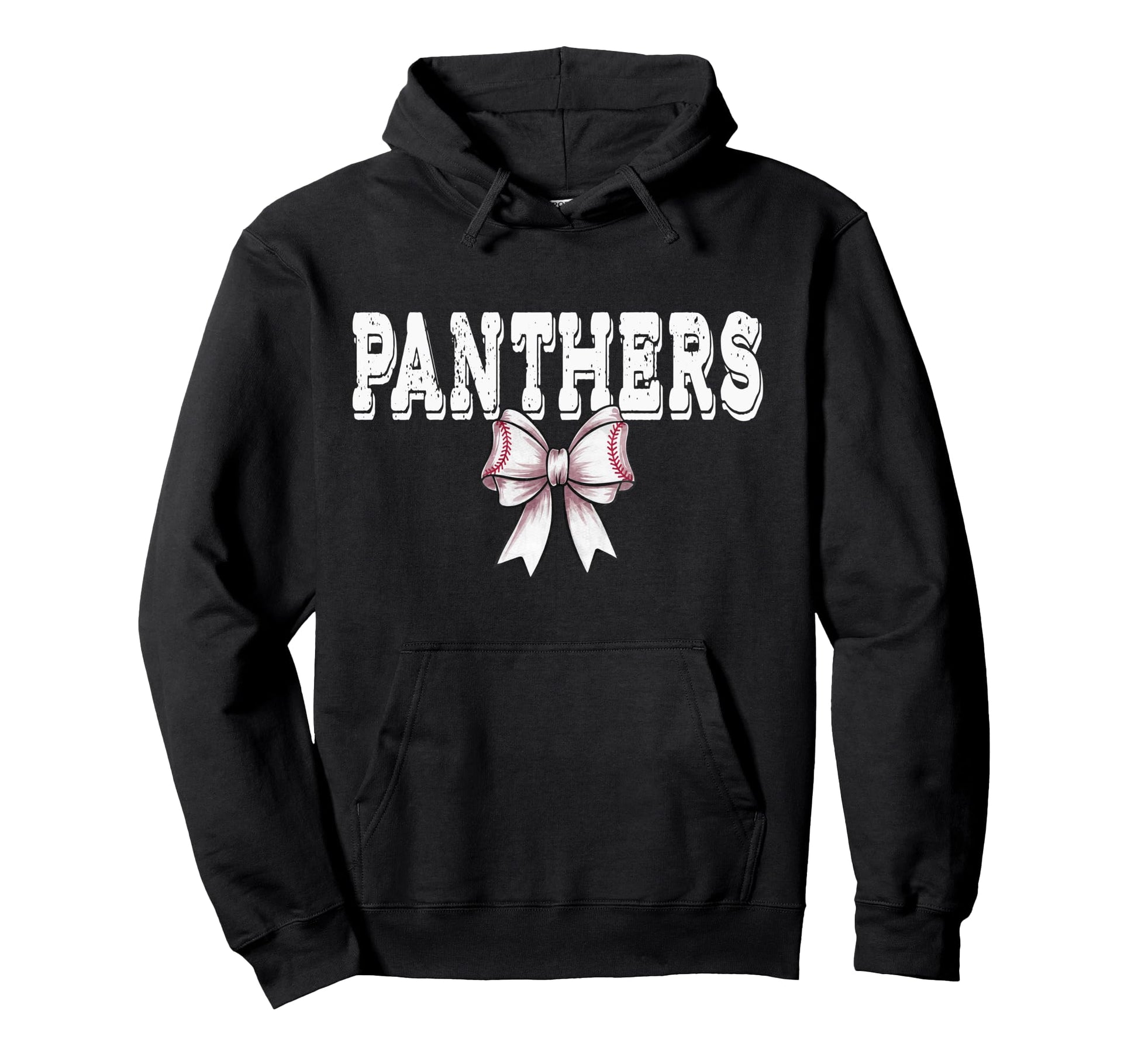 Coquette Panthers Baseball School Game Hoodie - Graphic Print for Adults - T-Shirt, Sweatshirt, Hoodie