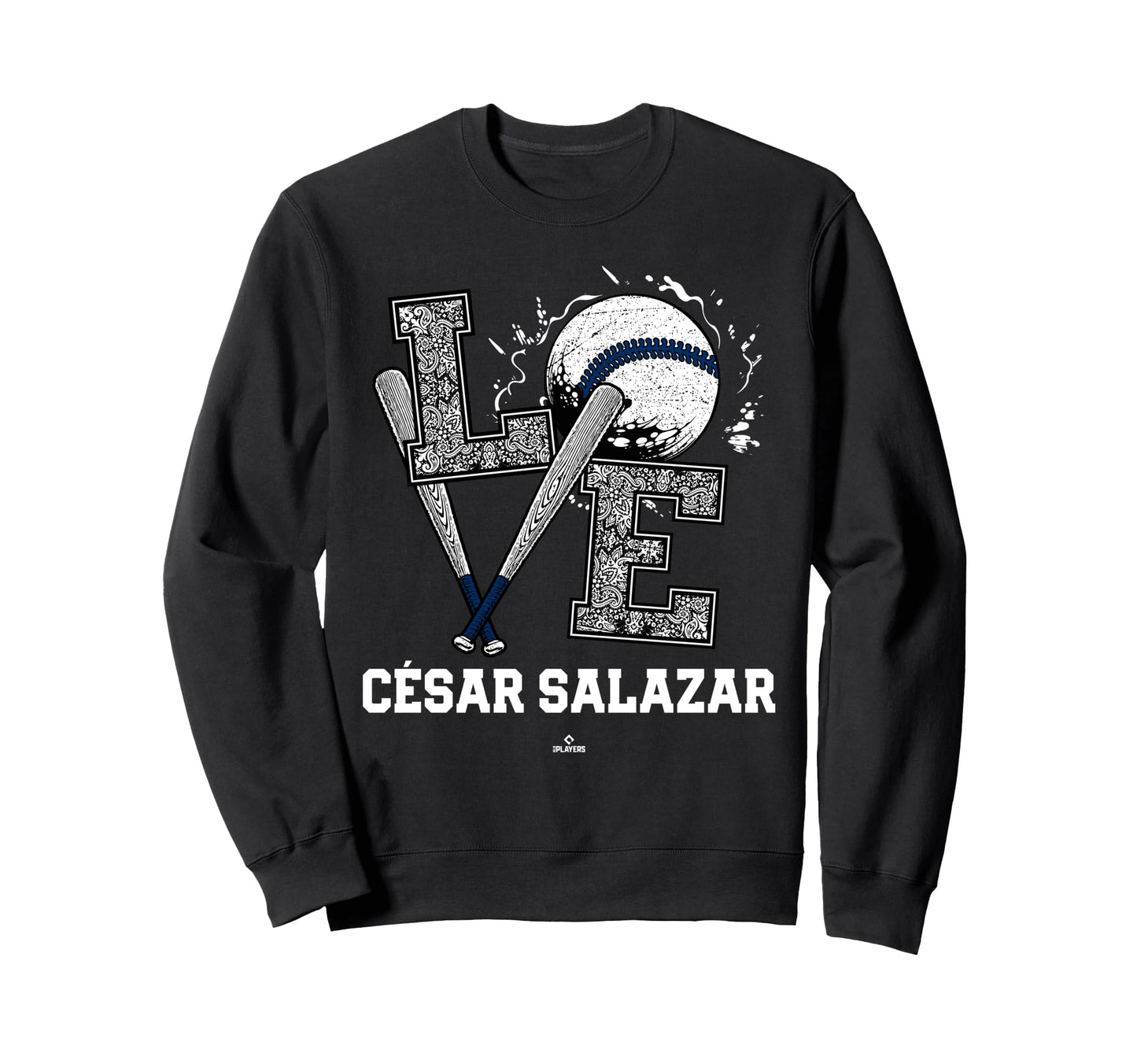 Distressed Baseball Love C Sar Sweatshirt - Fun Novelty Design Unisex - T-Shirt, Sweatshirt, Hoodie