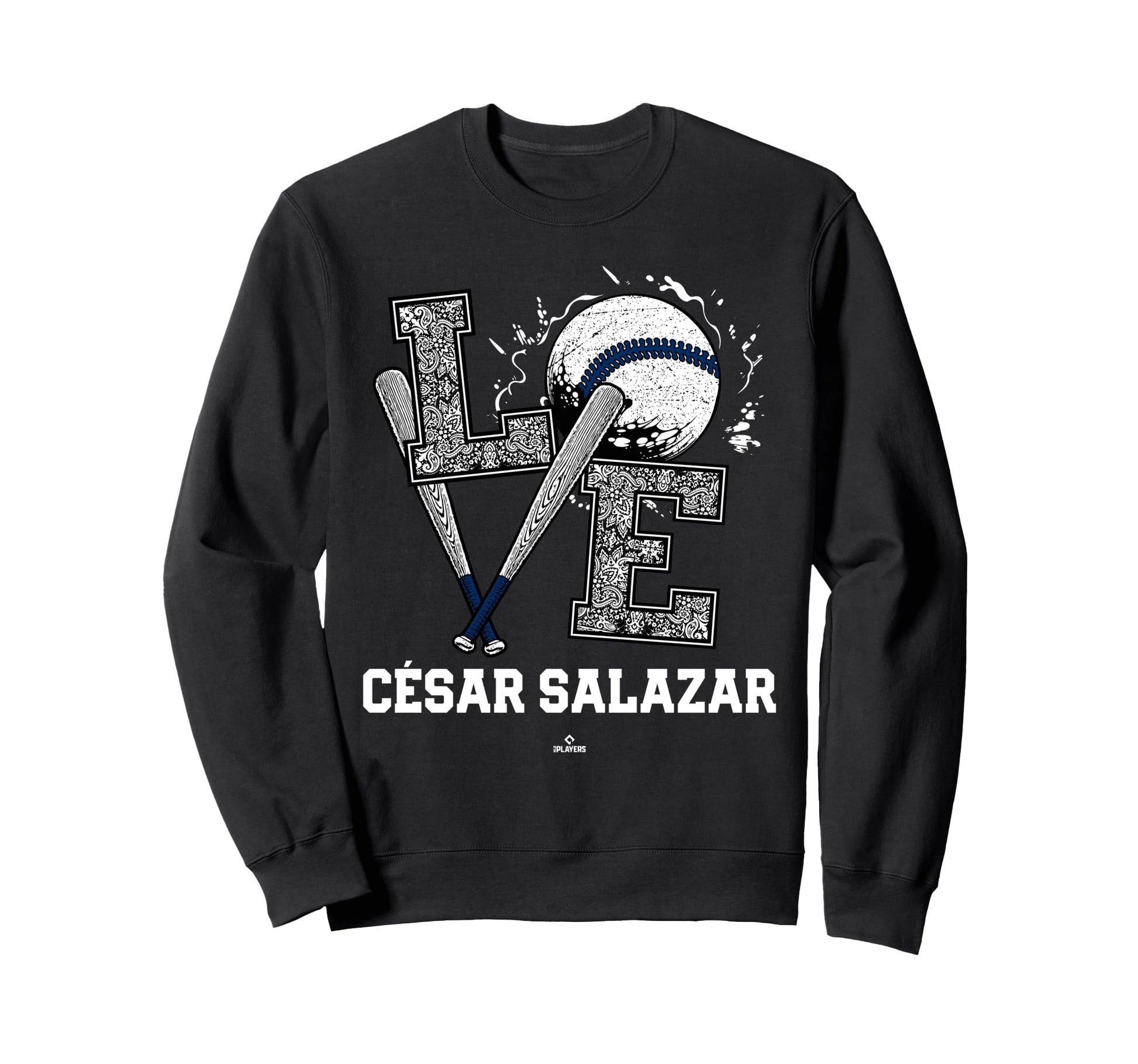 Distressed Baseball Love C Sar Sweatshirt - Fun Novelty Design Unisex - T-Shirt, Sweatshirt, Hoodie