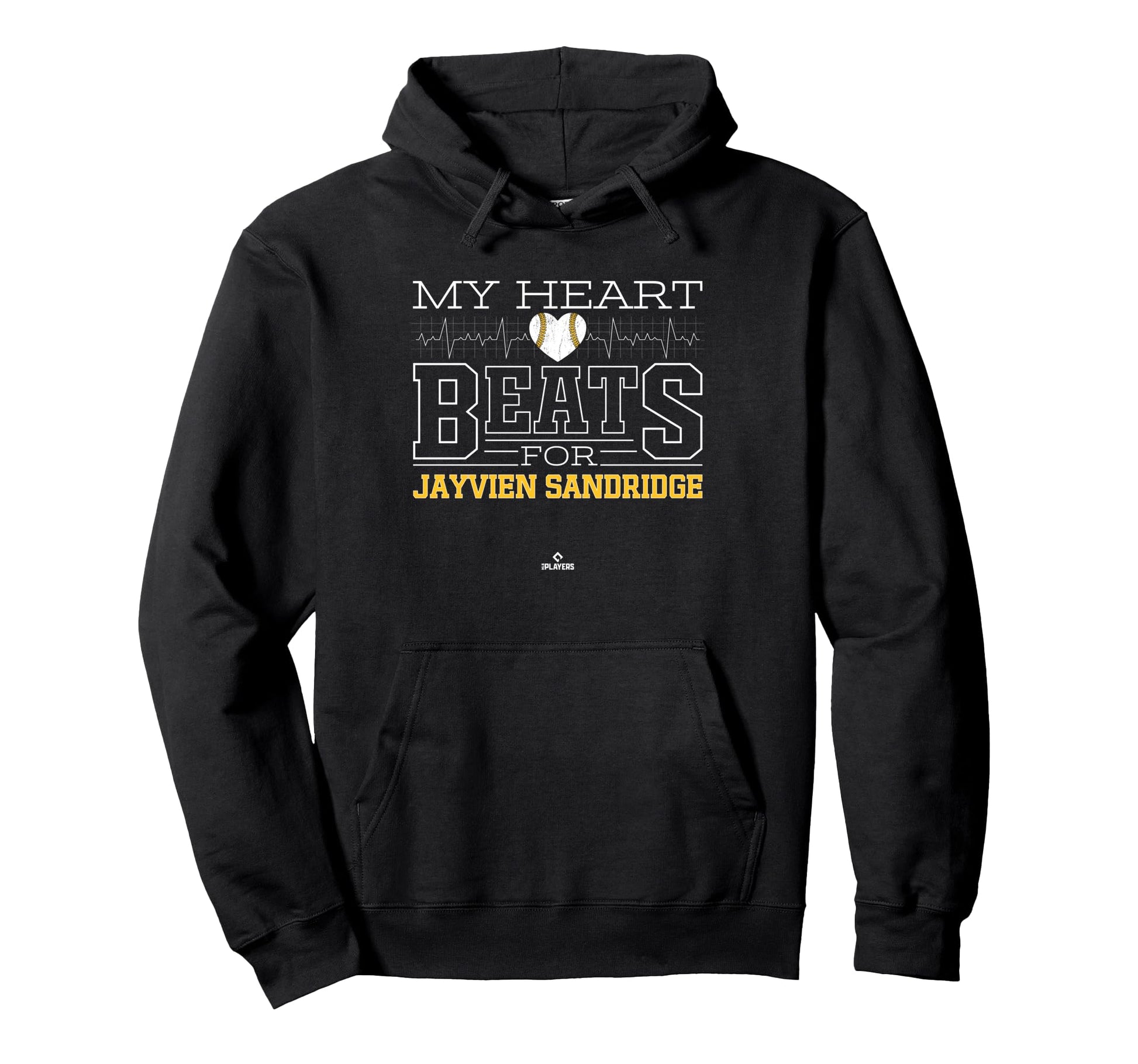 My Heart Beats Jayvien Sandridge Hoodie - Graphic Print for Adults - T-Shirt, Sweatshirt, Hoodie