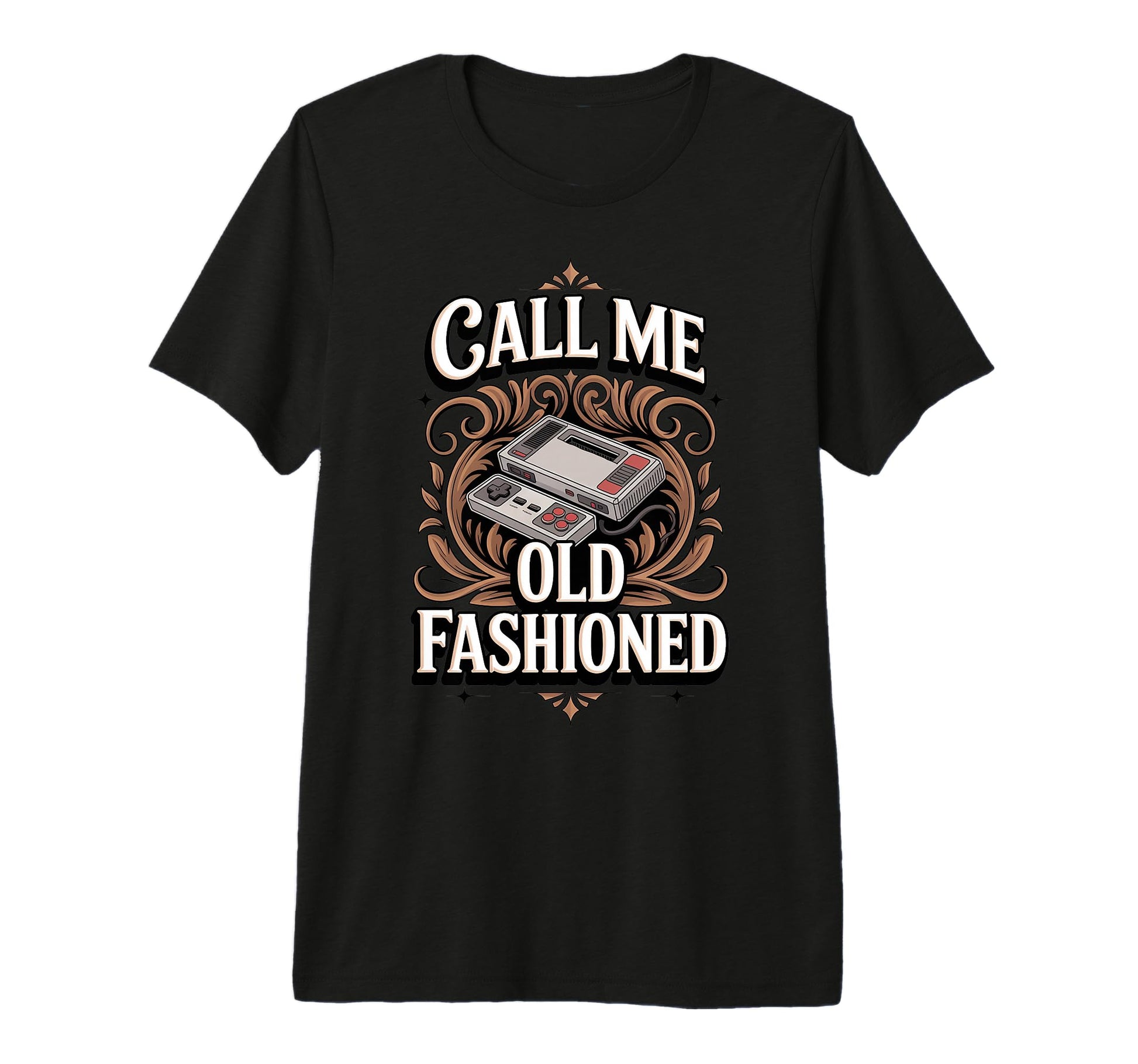 Call Me Old Fashioned Video Game Arcade T-Shirt - Minimalist Print Unisex - T-Shirt, Sweatshirt, Hoodie