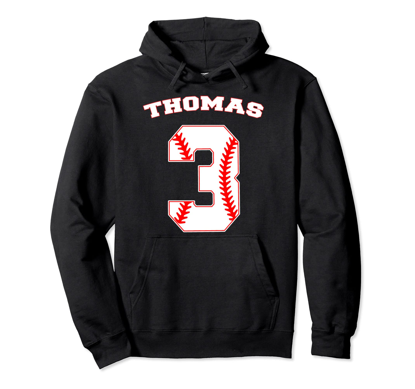 Thomas Baseball Name Three Years 3Rd Hoodie - Streetwear Style for Adults - T-Shirt, Sweatshirt, Hoodie