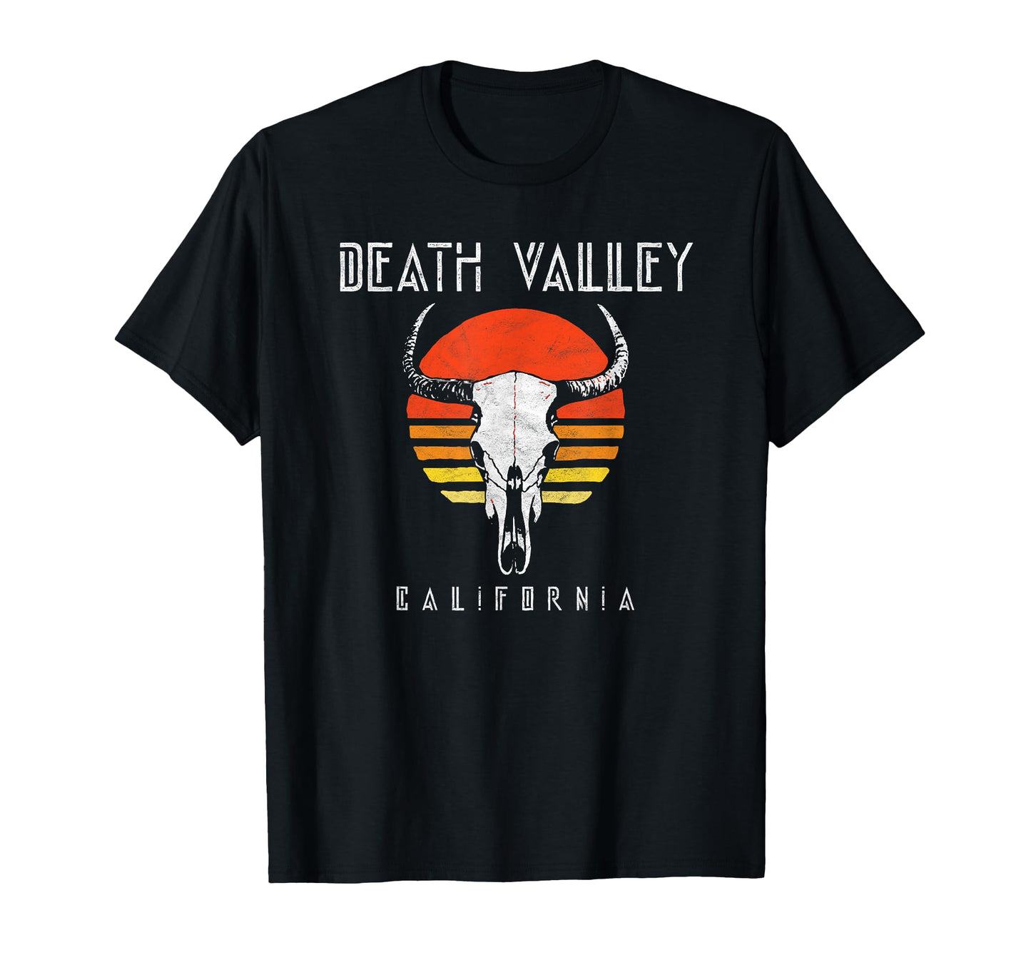 Death Valley National Park Cattle Skull T-Shirt - Graphic Print for Adults - T-Shirt, Sweatshirt, Hoodie