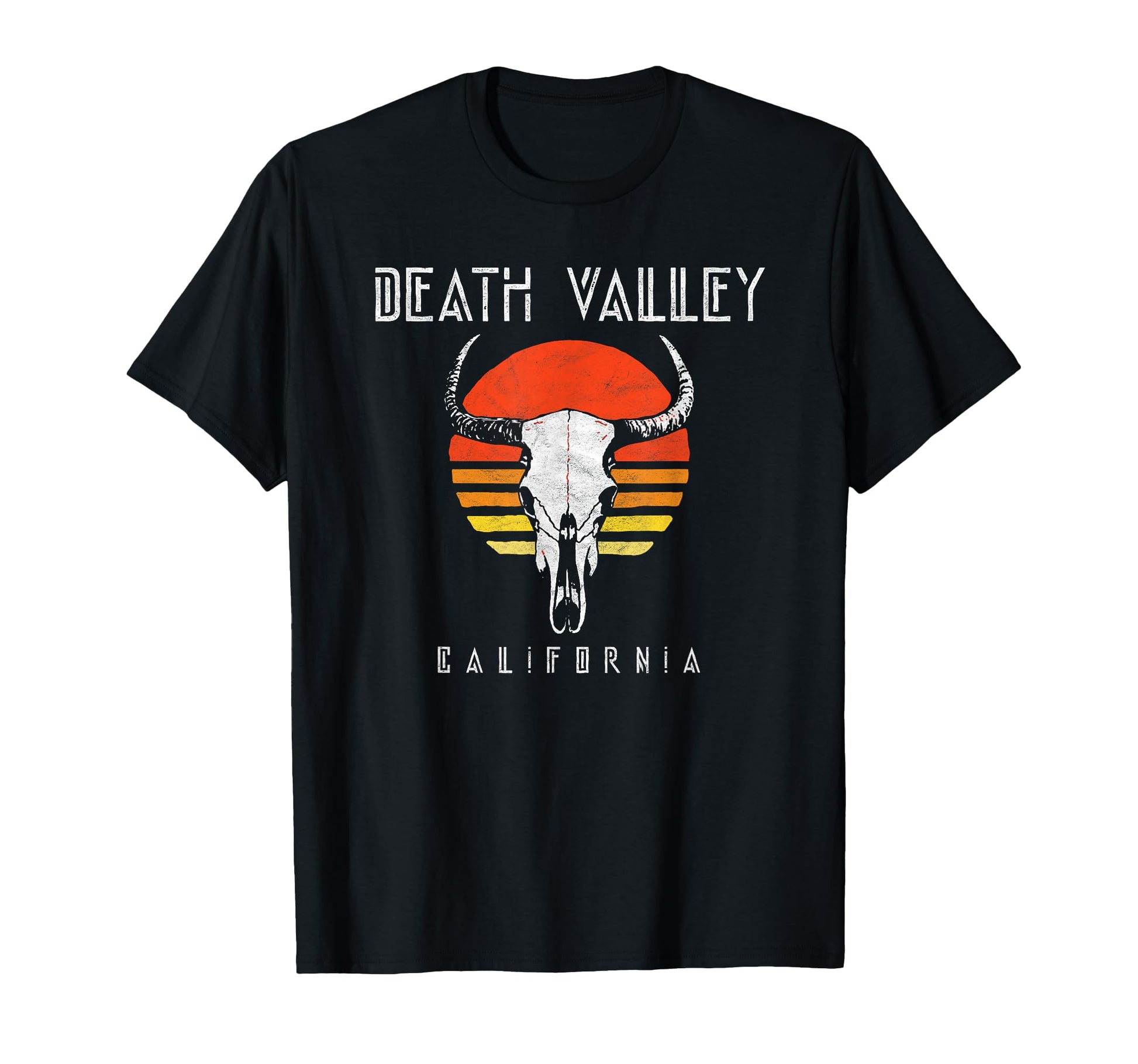 Death Valley National Park Cattle Skull T-Shirt - Graphic Print for Adults - T-Shirt, Sweatshirt, Hoodie
