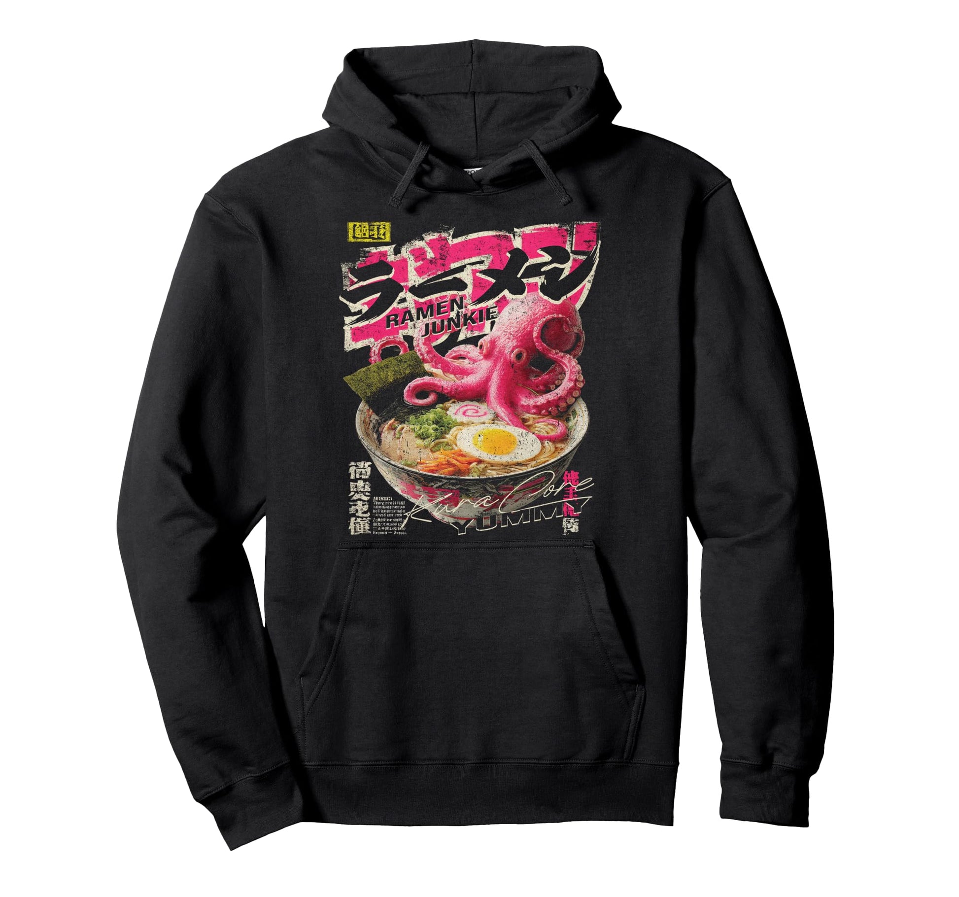 Ramen Japanese Streetwear Cyberpunk Y2K Hoodie - Trendy Graphic Men Women - T-Shirt, Sweatshirt, Hoodie