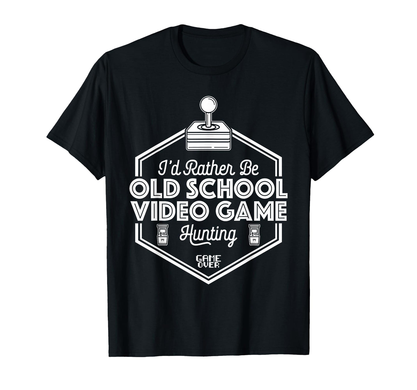 Id Rather Be Old School Gaming T-Shirt - Casual Everyday Wear for Adults - T-Shirt, Sweatshirt, Hoodie