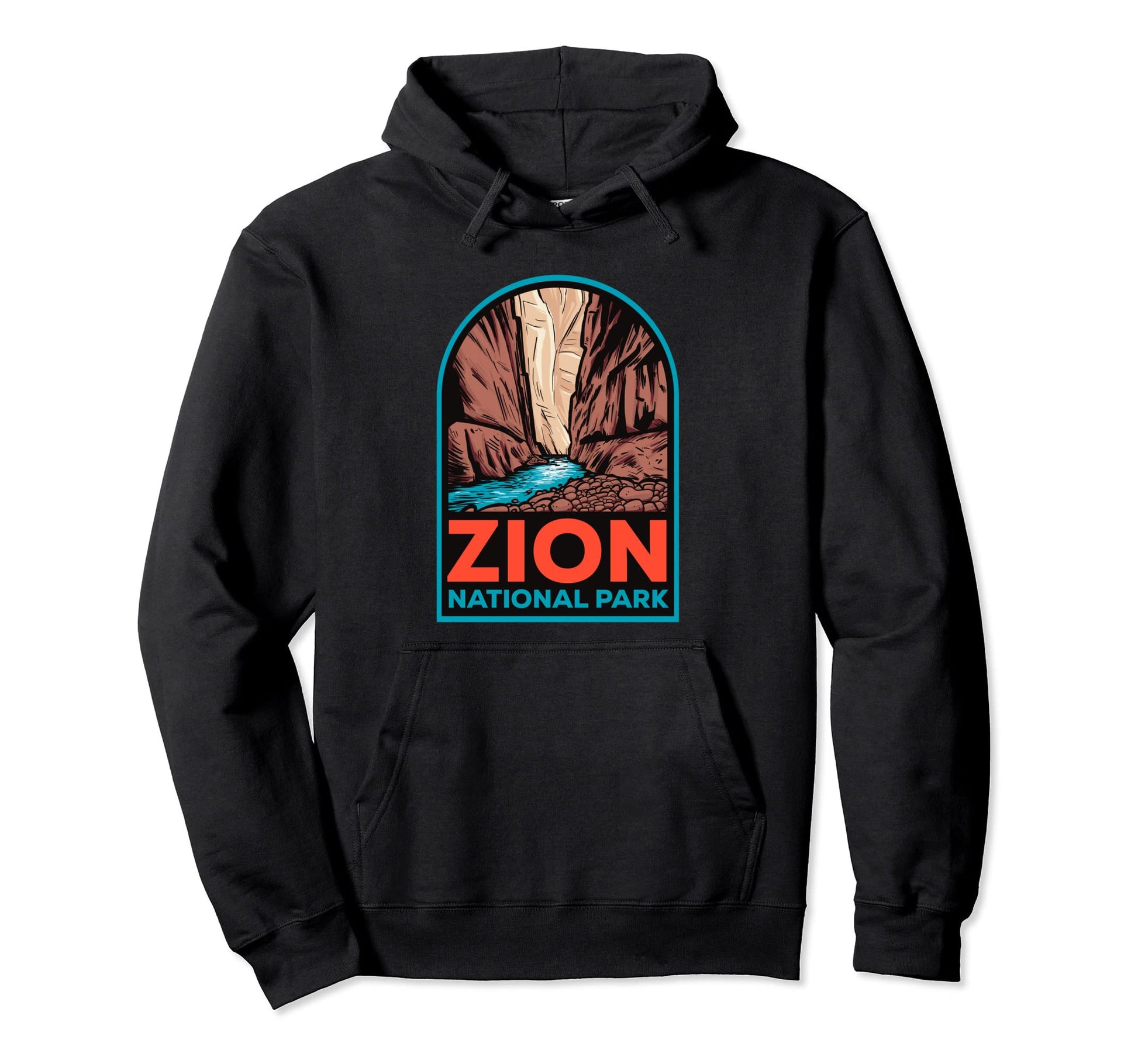 Narrows Zion National Park Hoodie - Aesthetic Graphic Men Women - T-Shirt, Sweatshirt, Hoodie