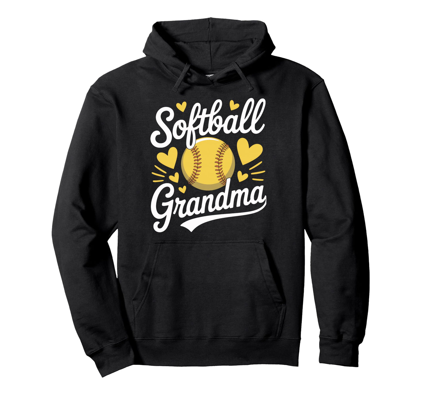 Softball Grandma Backing Every Home Run Hoodie - Unique Graphic Men Women - T-Shirt, Sweatshirt, Hoodie