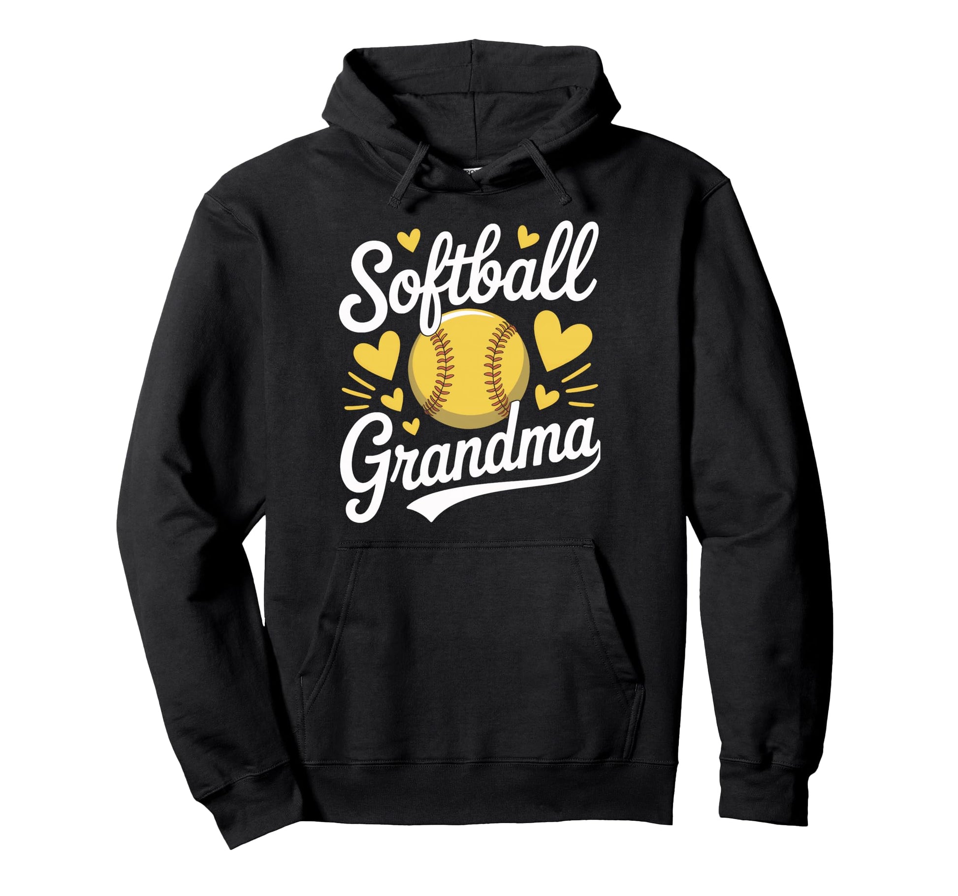 Softball Grandma Backing Every Home Run Hoodie - Unique Graphic Men Women - T-Shirt, Sweatshirt, Hoodie