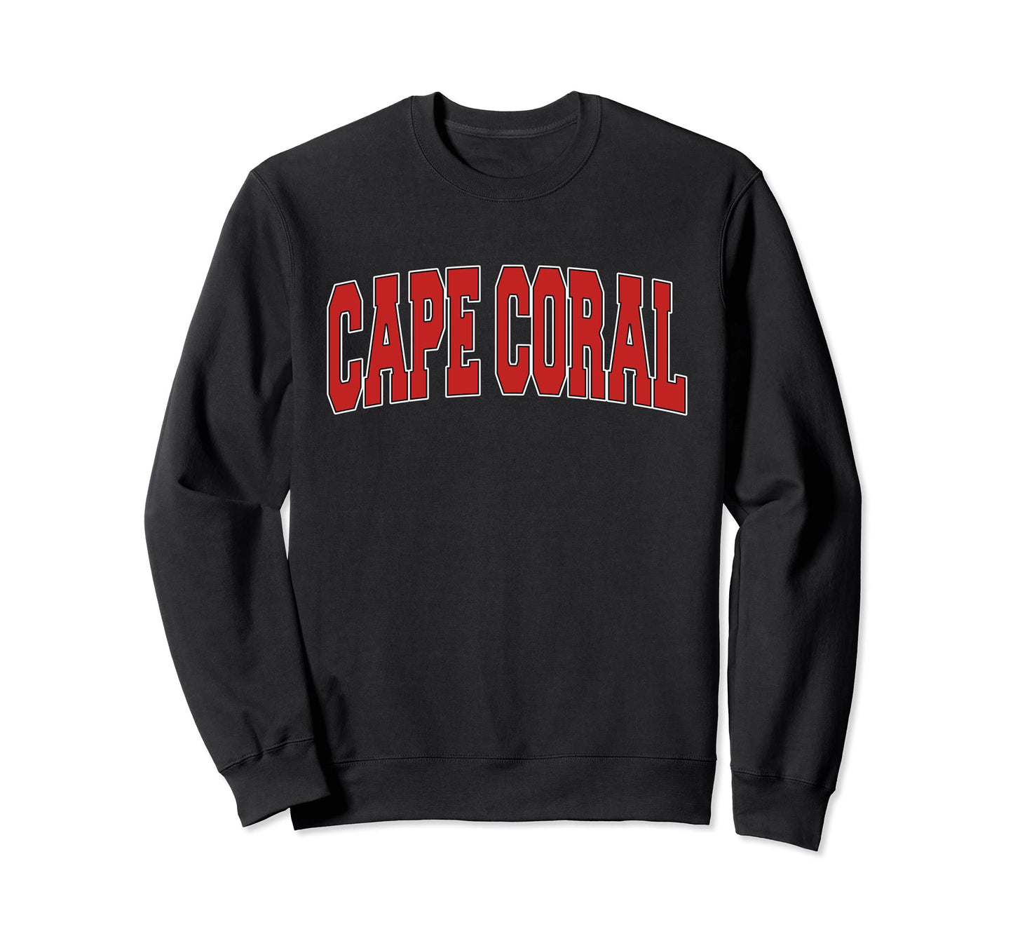 Cape Coral Fl Florida Varsity Usa Sweatshirt - Aesthetic Graphic Unisex - T-Shirt, Sweatshirt, Hoodie