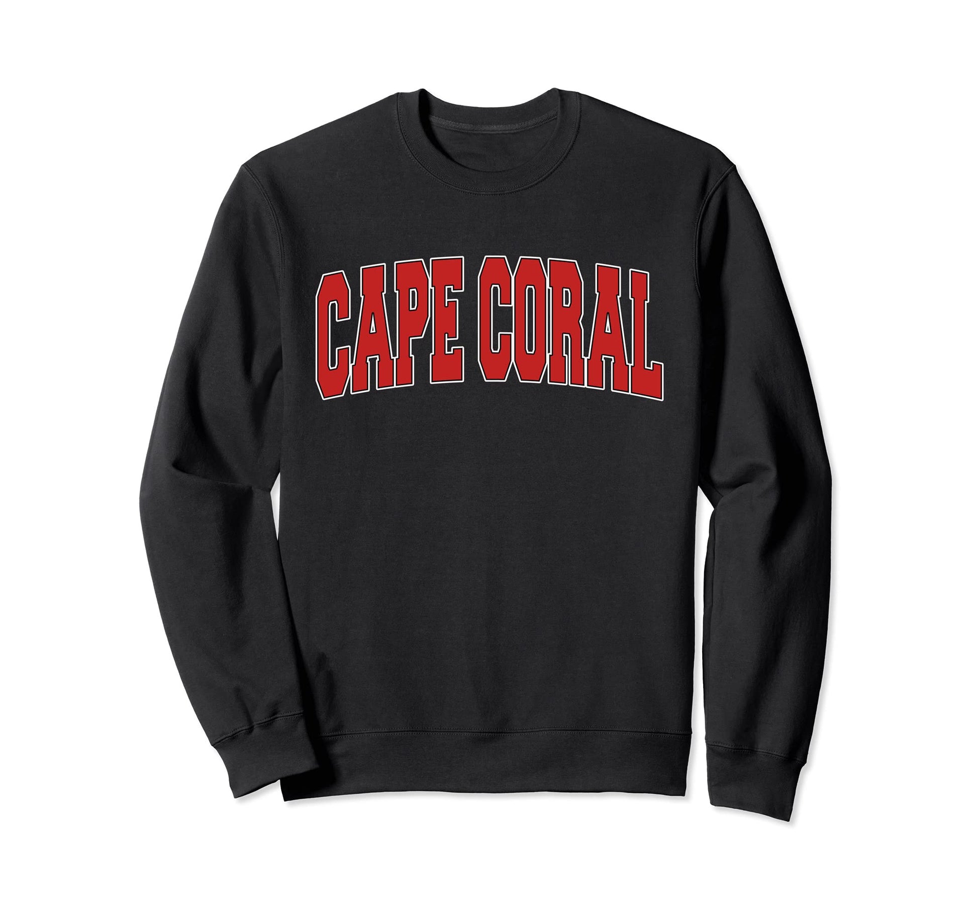 Cape Coral Fl Florida Varsity Usa Sweatshirt - Aesthetic Graphic Unisex - T-Shirt, Sweatshirt, Hoodie