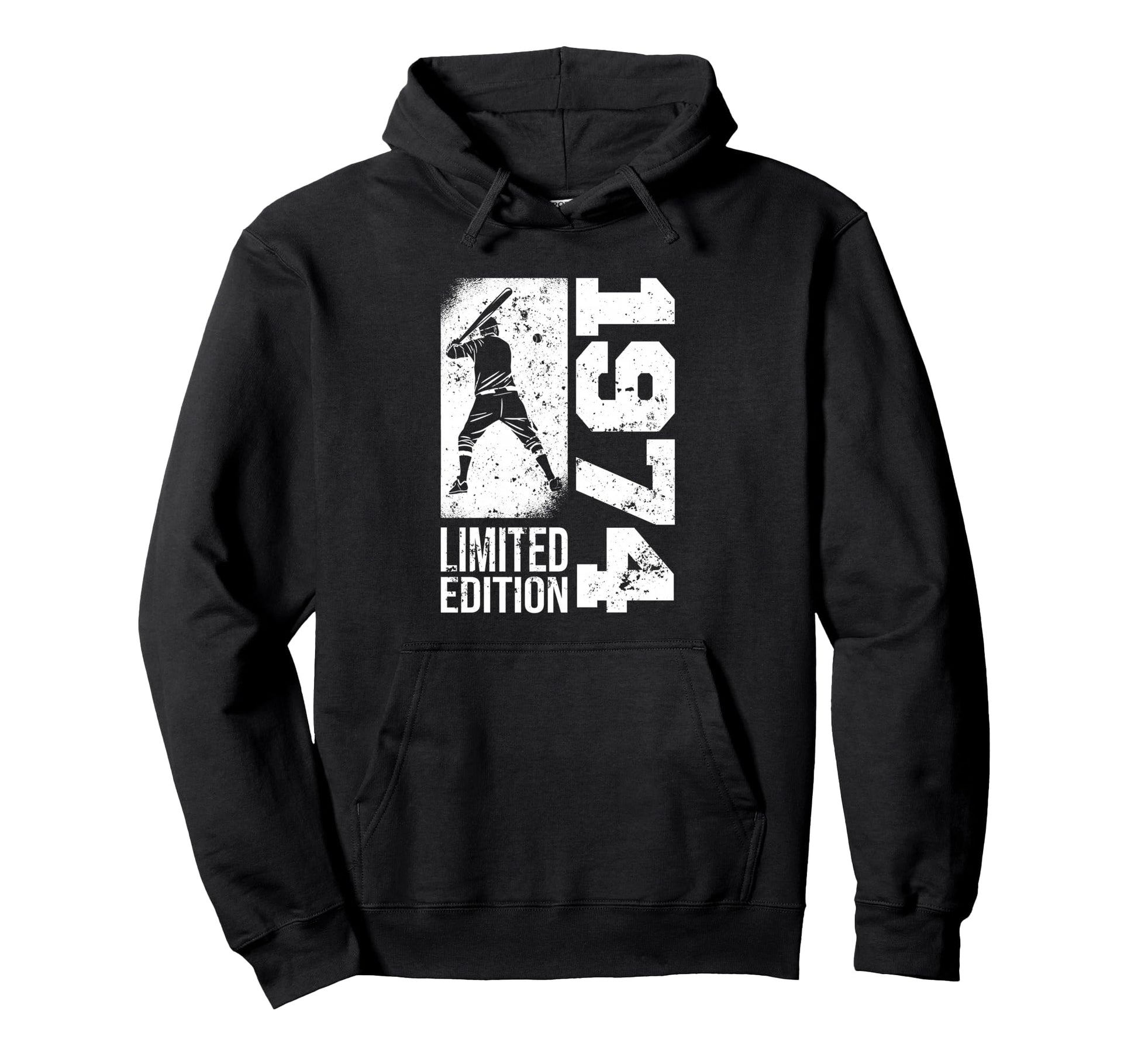 Baseball Player Born 1974 Birthday Hoodie - Unique Graphic for Adults - T-Shirt, Sweatshirt, Hoodie