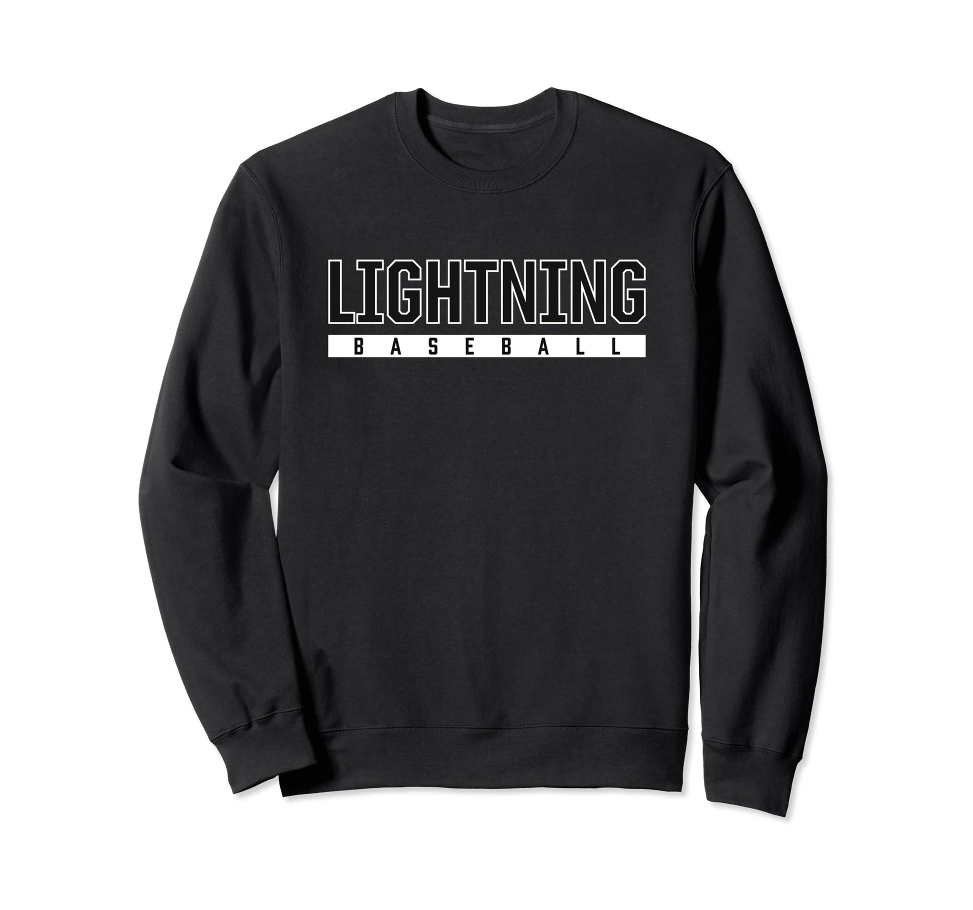 Lightning Lapeer High School Sweatshirt - Fun Novelty Design for Adults - T-Shirt, Sweatshirt, Hoodie