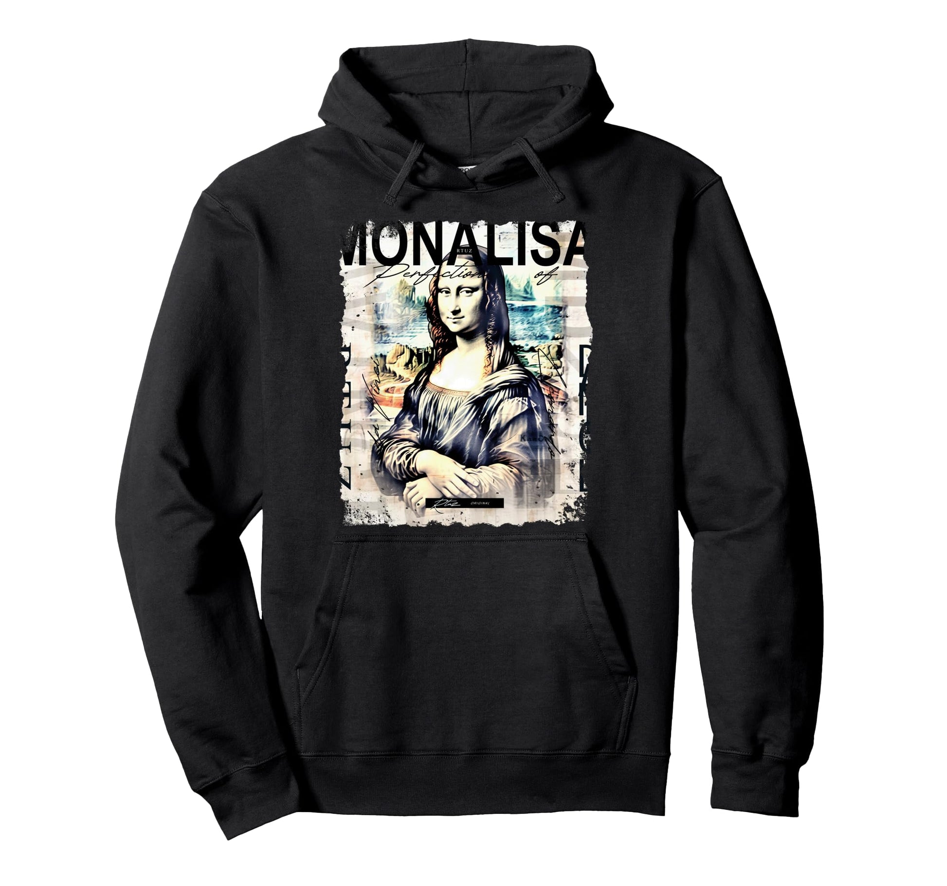 Mona Lisa Aesthetic Y2K Streetwear Hoodie - Casual Everyday Wear Men Women - T-Shirt, Sweatshirt, Hoodie