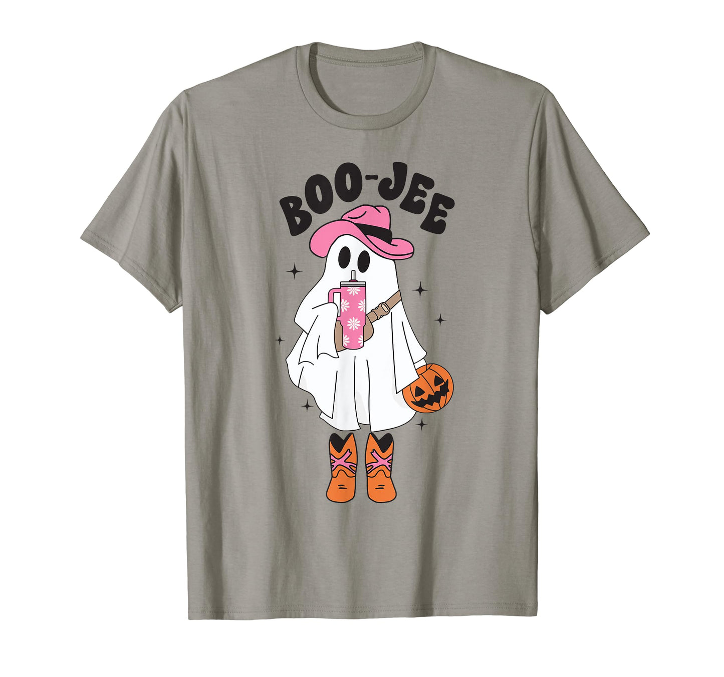 Boo Jee Spooky Season Ghost Western T-Shirt - Graphic Print Men Women - T-Shirt, Sweatshirt, Hoodie