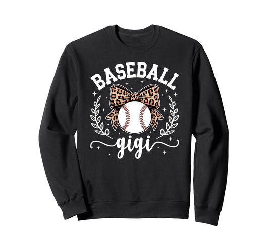 Baseball Gigi Coquette Gigi Baseball Sweatshirt - Novelty Apparel Unisex - T-Shirt, Sweatshirt, Hoodie