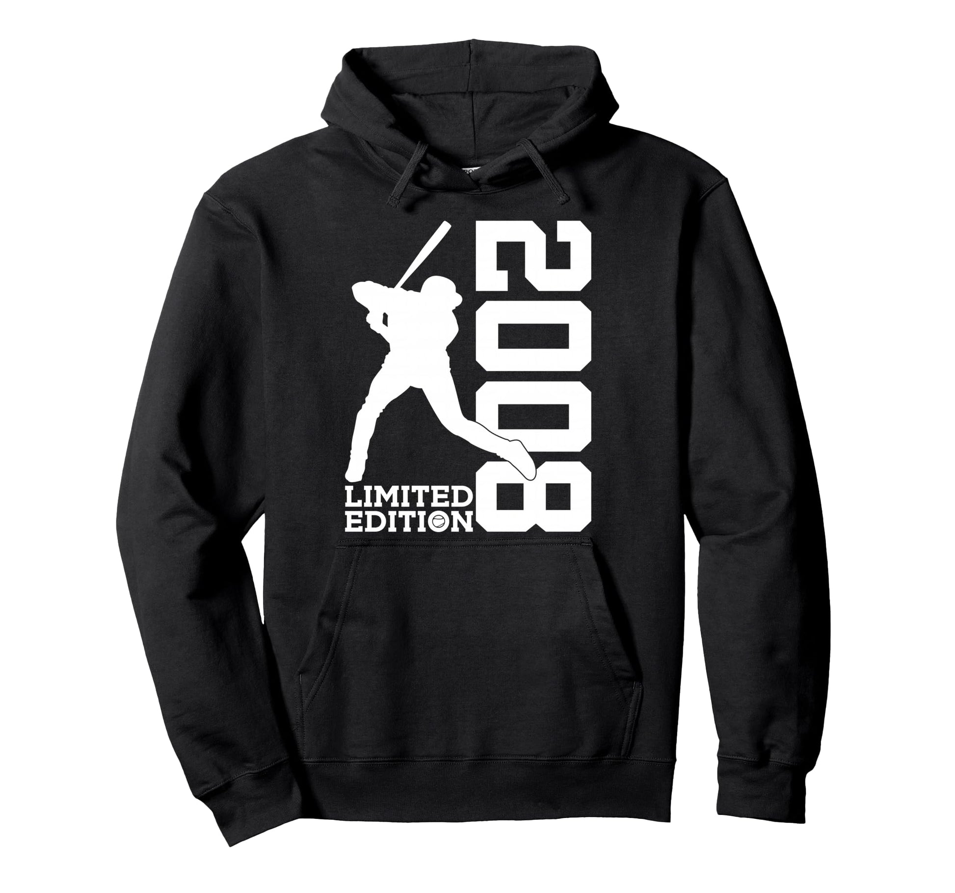 18Th Birthday Baseball 2008 Hoodie - Unique Graphic for Adults - T-Shirt, Sweatshirt, Hoodie