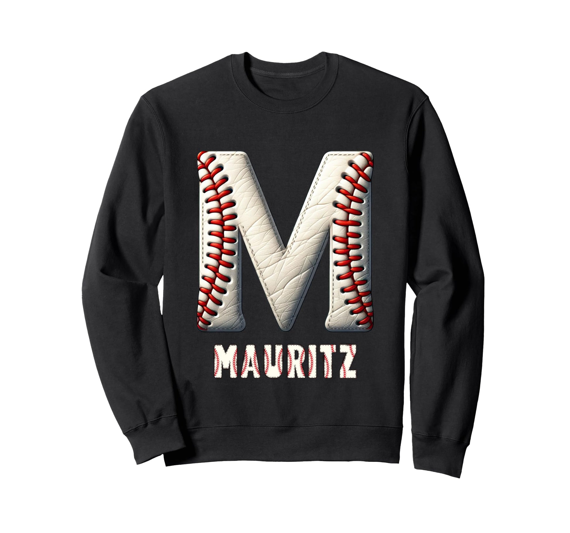 Baseball Home Run Ansgar Initial Sweatshirt - Aesthetic Graphic Unisex - T-Shirt, Sweatshirt, Hoodie