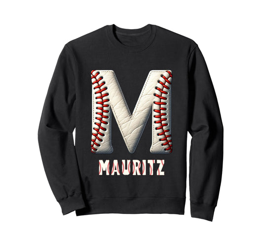 Baseball Home Run Ansgar Initial Sweatshirt - Aesthetic Graphic Unisex - T-Shirt, Sweatshirt, Hoodie