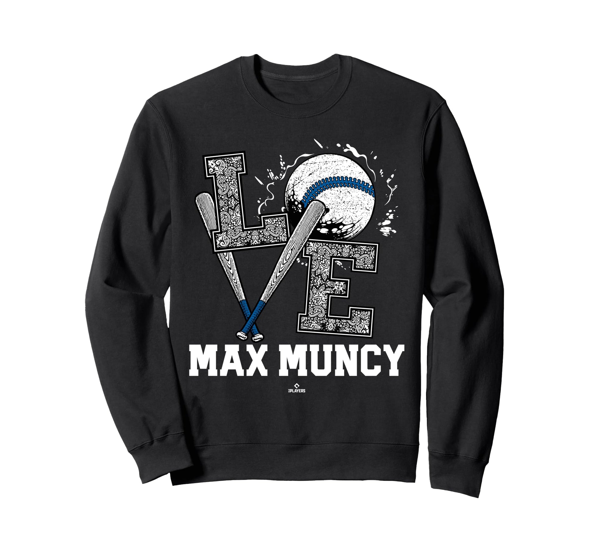 Distressed Baseball Love Max Muncy Sweatshirt - Streetwear Style Men Women - T-Shirt, Sweatshirt, Hoodie
