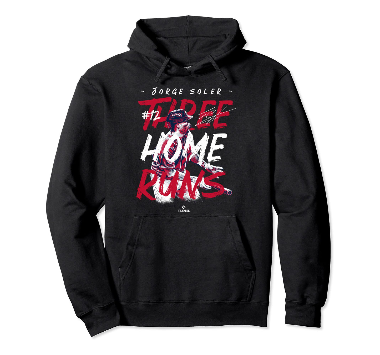 3 Home Runs Mlbpa Jorge Soler Hoodie - Casual Everyday Wear Men Women - T-Shirt, Sweatshirt, Hoodie
