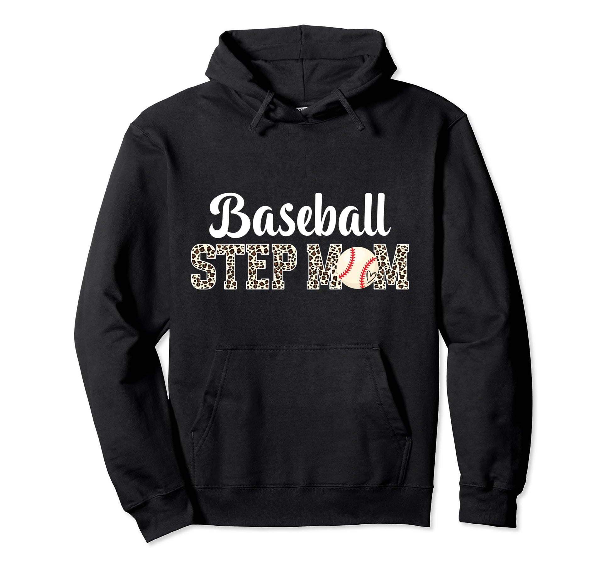 Baseball Step Mom Baseball Player Hoodie - Aesthetic Graphic for Adults - T-Shirt, Sweatshirt, Hoodie