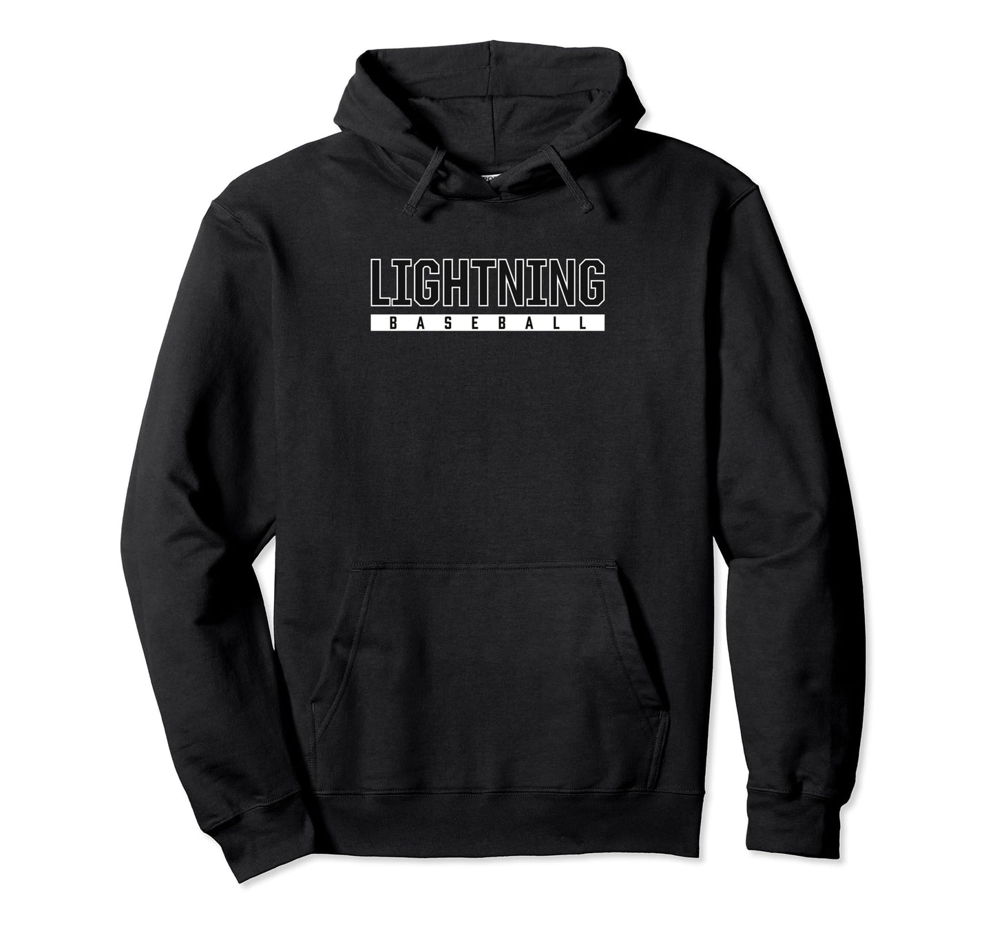 Lightning Lapeer High School Baseball Hoodie - Novelty Apparel Men Women - T-Shirt, Sweatshirt, Hoodie