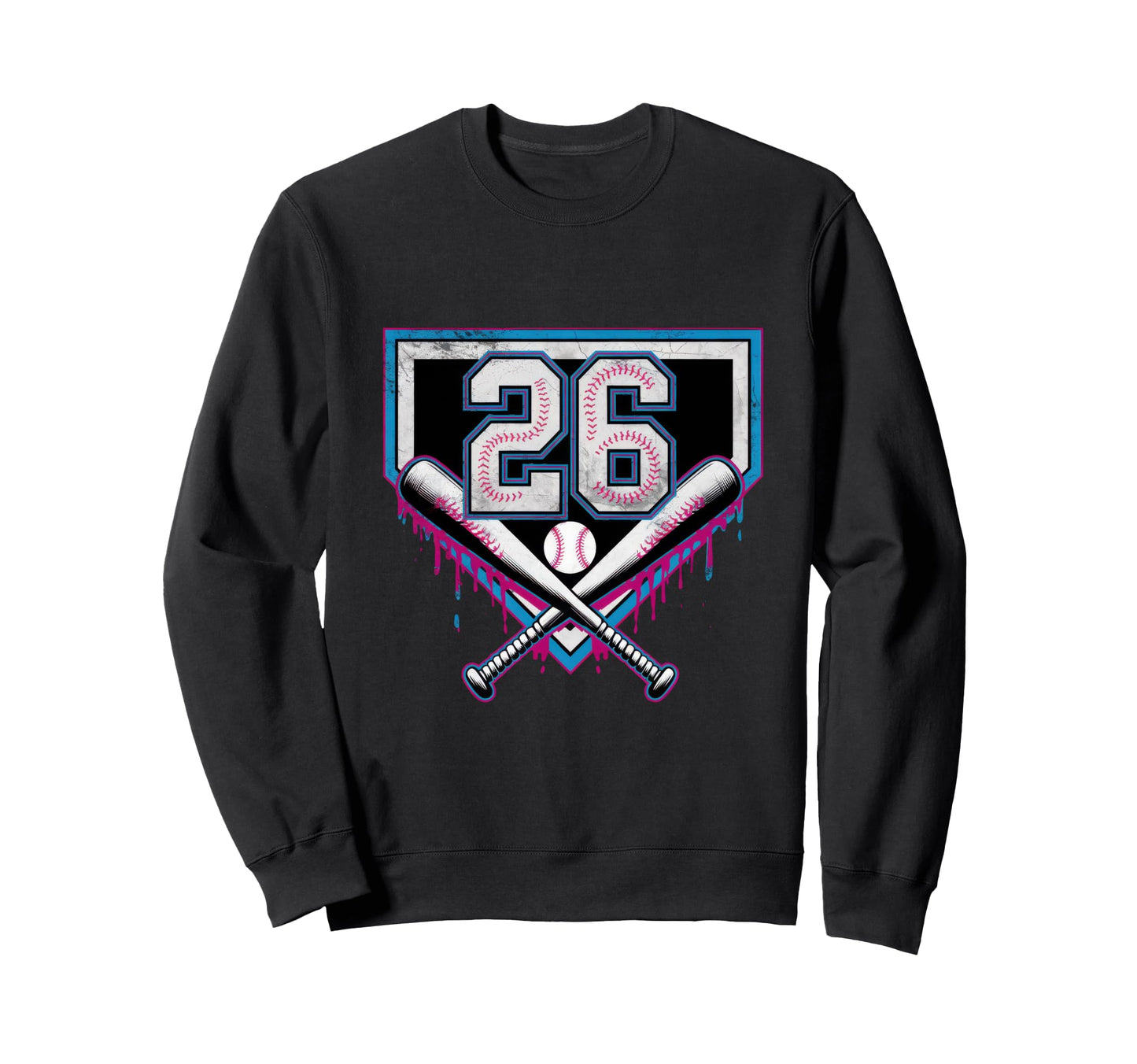 Sprinkle 26Th Birthday Baseball Home Sweatshirt - Aesthetic Graphic Unisex - T-Shirt, Sweatshirt, Hoodie