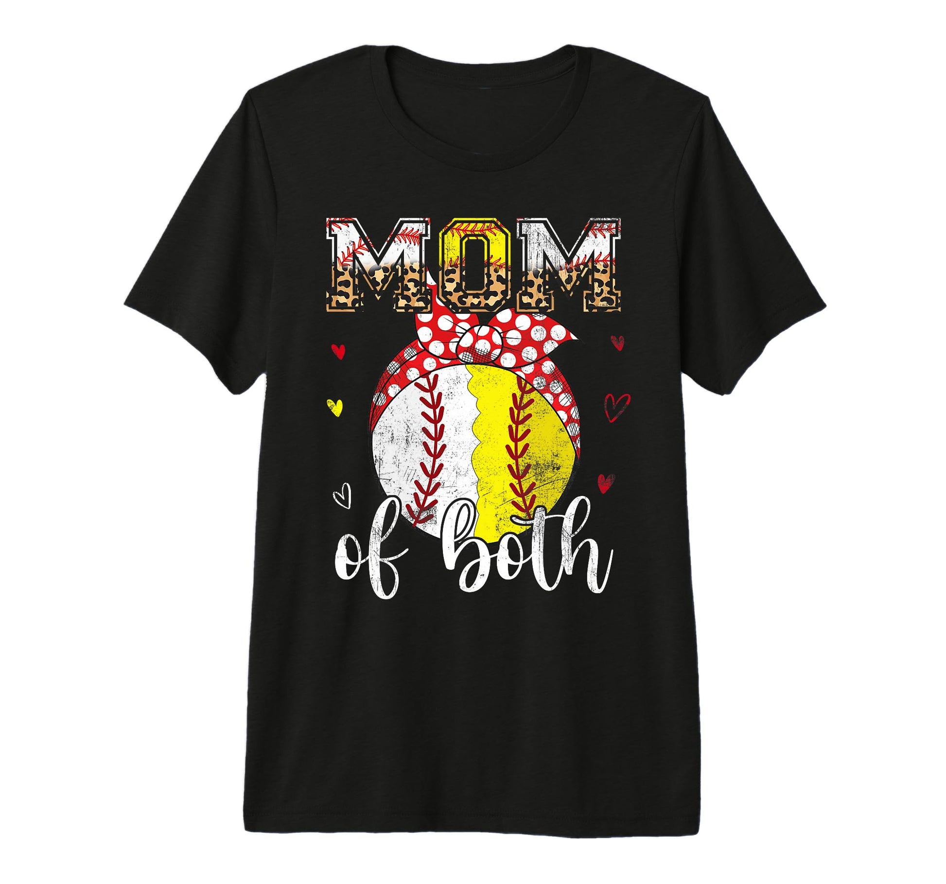 Mom Both Baseball Softball Bandana T-Shirt - Streetwear Style Unisex - T-Shirt, Sweatshirt, Hoodie