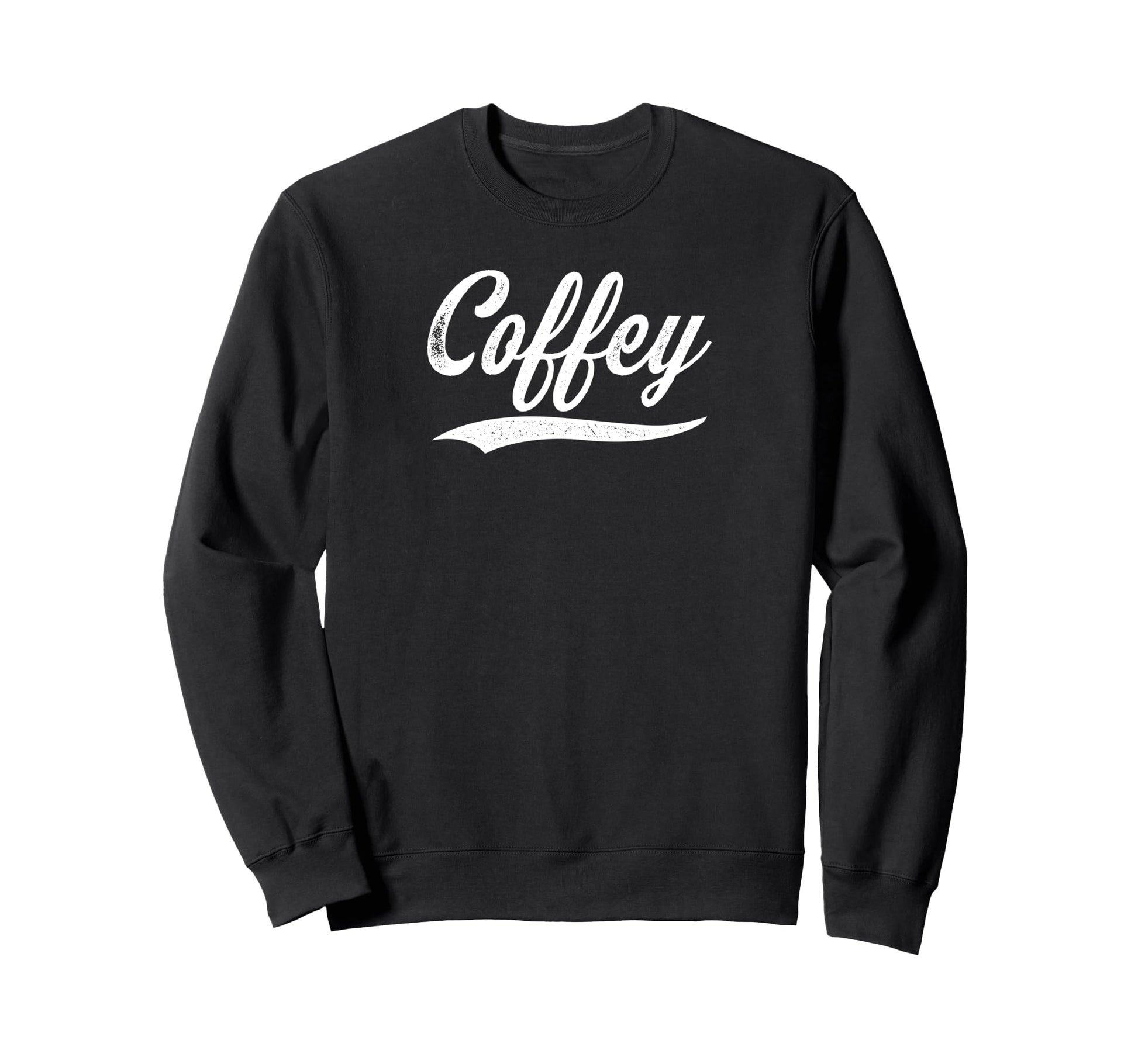 Distressed Script Isaac Coffey Sweatshirt - Unique Graphic Men Women - T-Shirt, Sweatshirt, Hoodie
