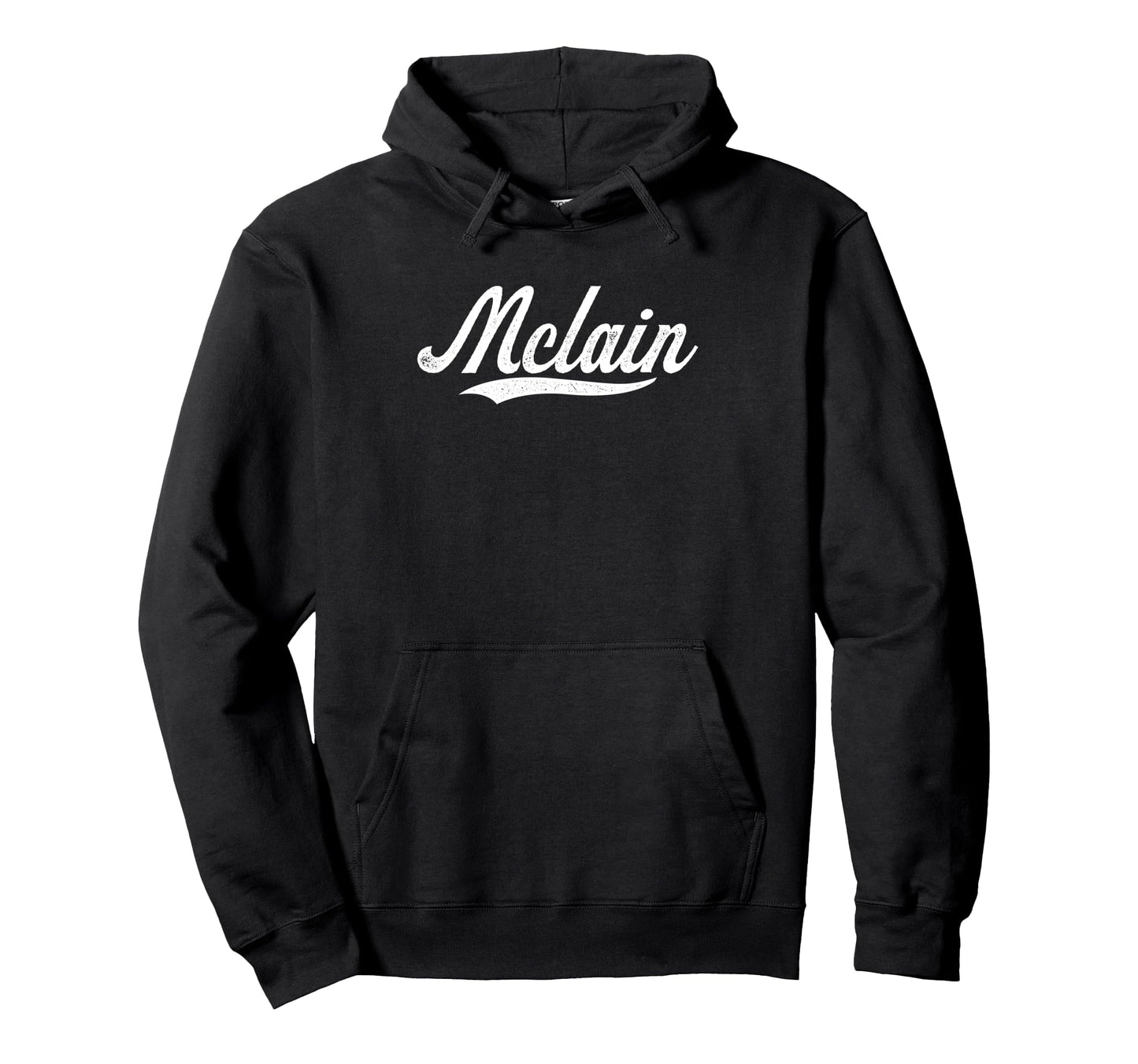Distressed Script Sean Mclain Hoodie - Casual Everyday Wear Unisex - T-Shirt, Sweatshirt, Hoodie