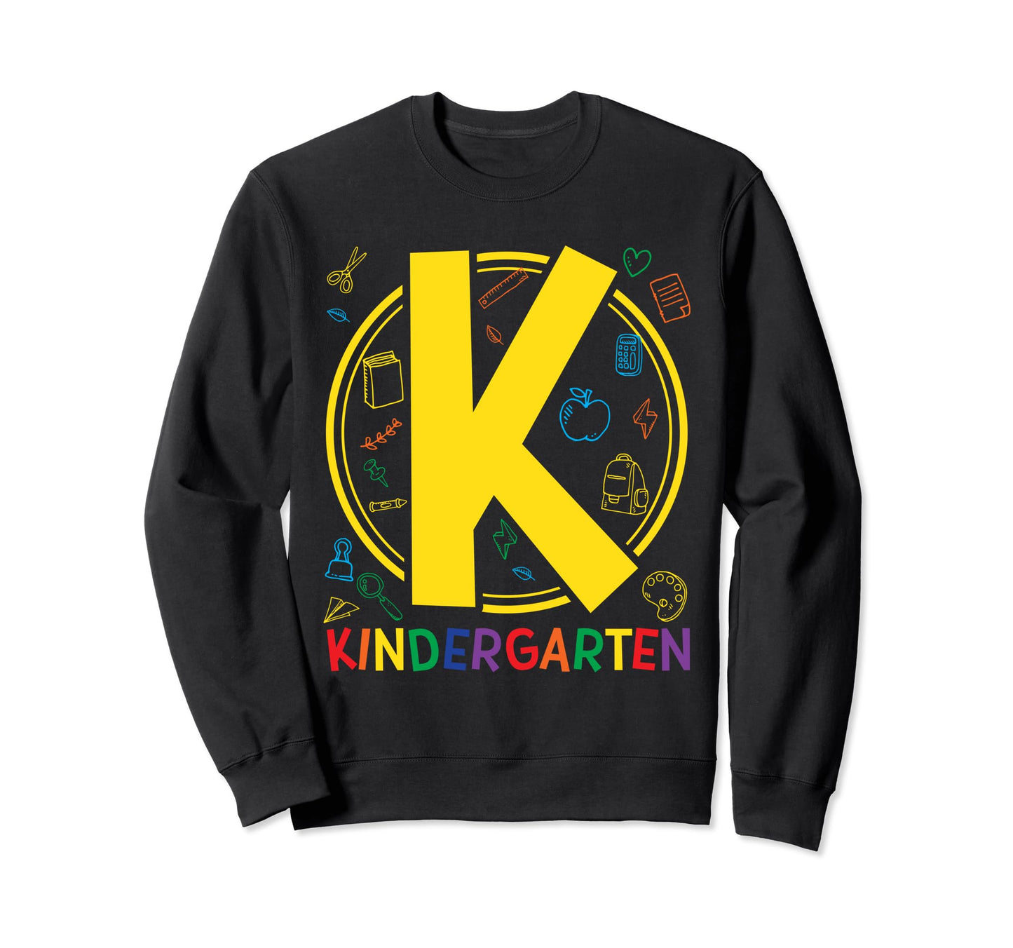 Kindergarten Typography Back Sweatshirt - Casual Everyday Wear Men Women - T-Shirt, Sweatshirt, Hoodie