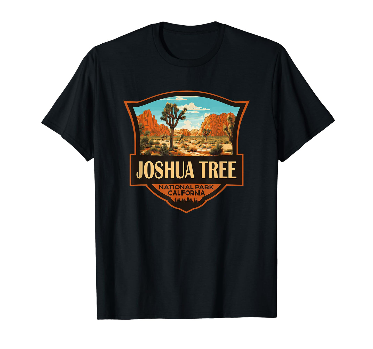 Joshua Tree National Park Illustration T-Shirt - Novelty Apparel Men Women - T-Shirt, Sweatshirt, Hoodie