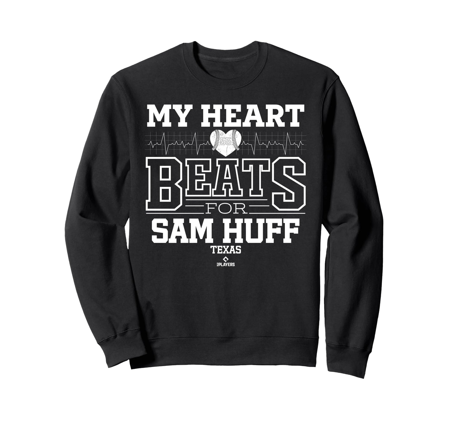 My Heart Beats Sam Huff Texas Sweatshirt - Aesthetic Graphic Men Women - T-Shirt, Sweatshirt, Hoodie