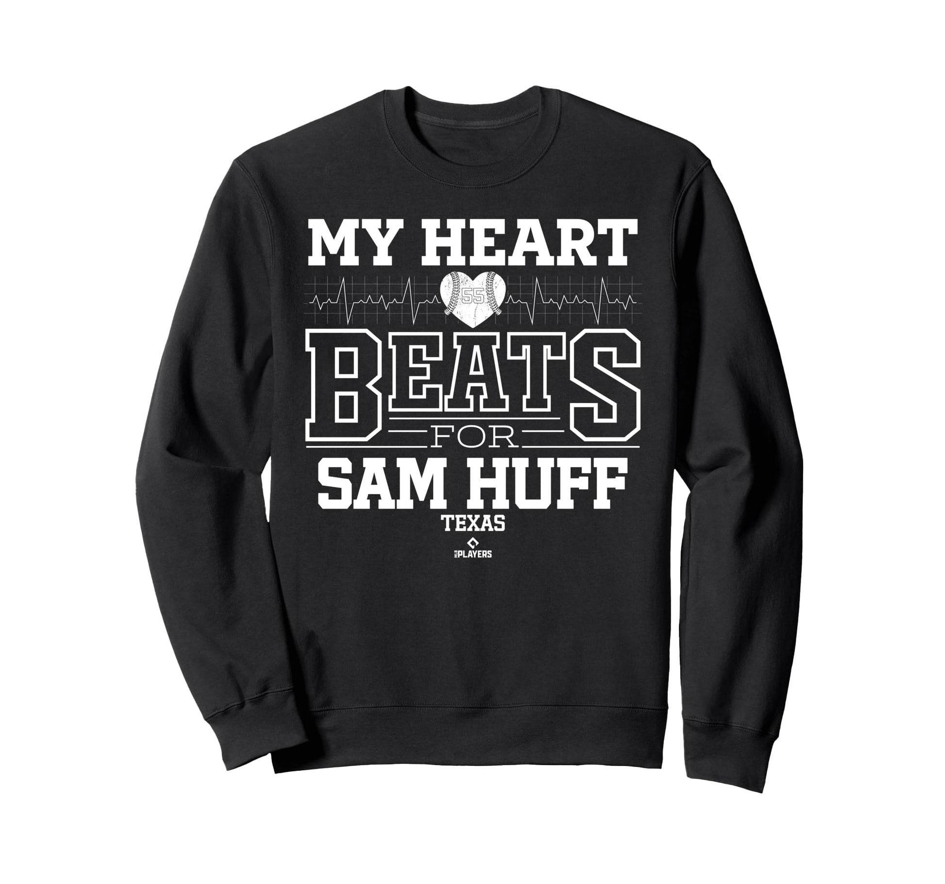 My Heart Beats Sam Huff Texas Sweatshirt - Aesthetic Graphic Men Women - T-Shirt, Sweatshirt, Hoodie