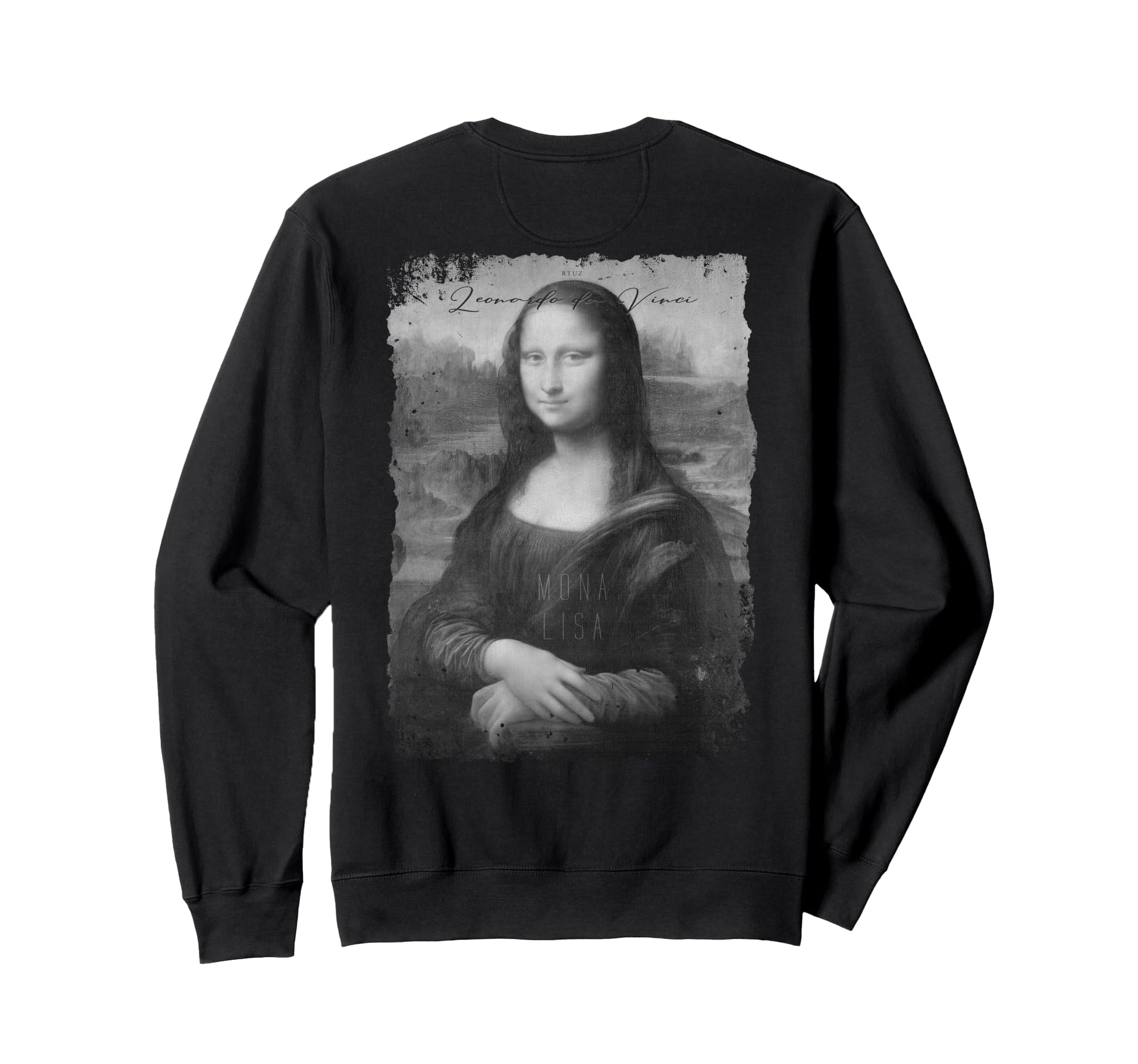 Mona Lisa Art Y2K Back Streetwear Sweatshirt - Streetwear Style Unisex - T-Shirt, Sweatshirt, Hoodie