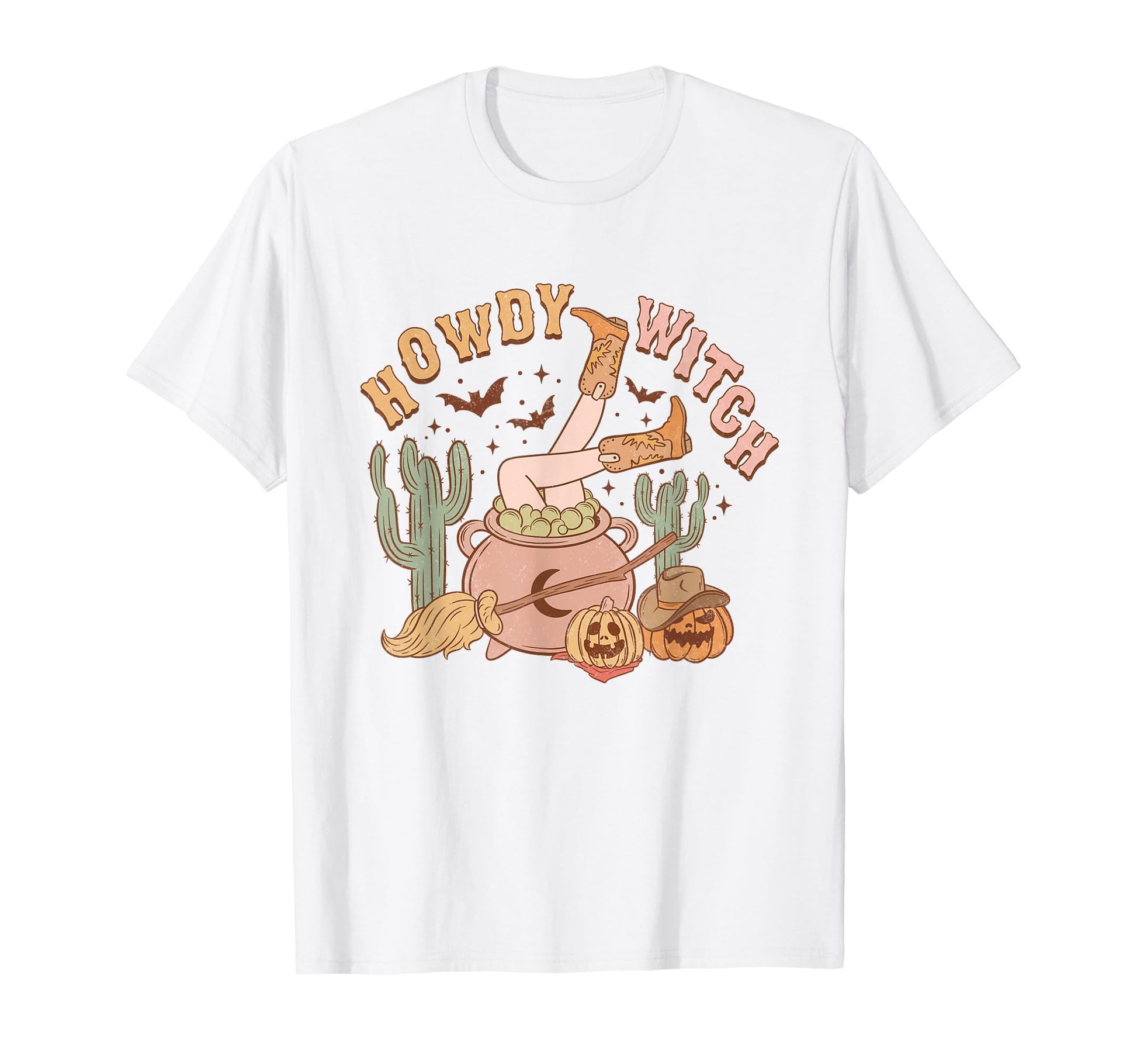 Howdy Witch Womens Western Halloween T-Shirt - Fun Novelty Design Unisex - T-Shirt, Sweatshirt, Hoodie