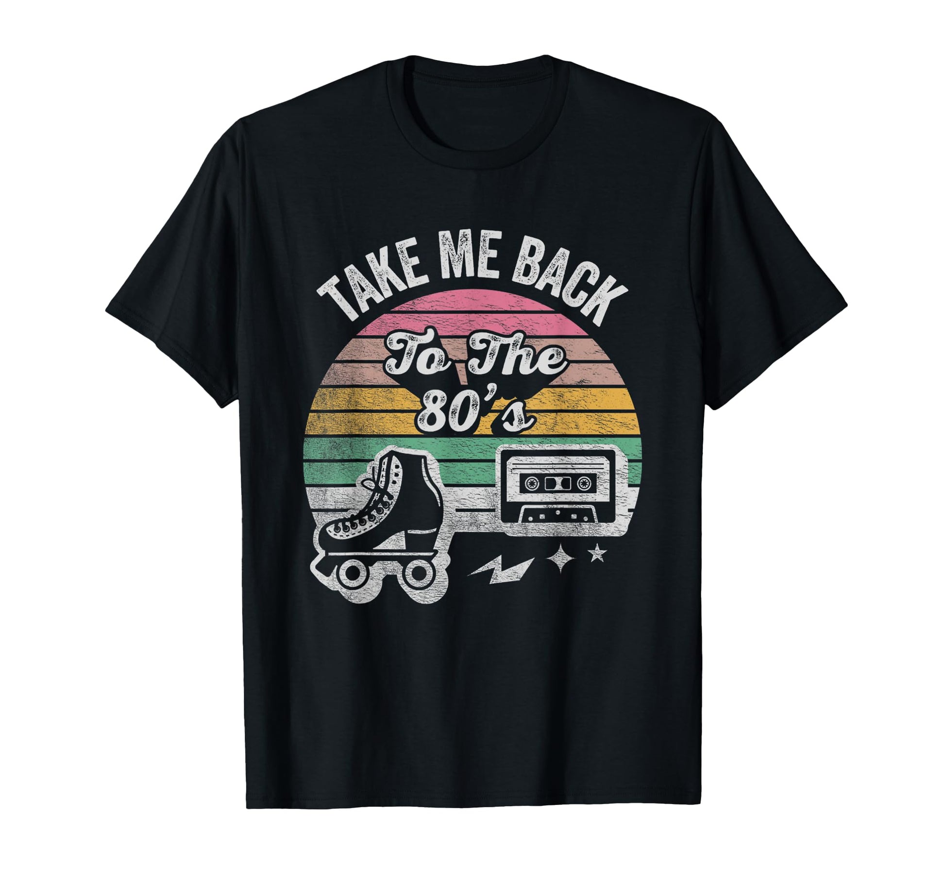 Take Me Back To 80S Roller Skates T-Shirt - Aesthetic Graphic Men Women - T-Shirt, Sweatshirt, Hoodie