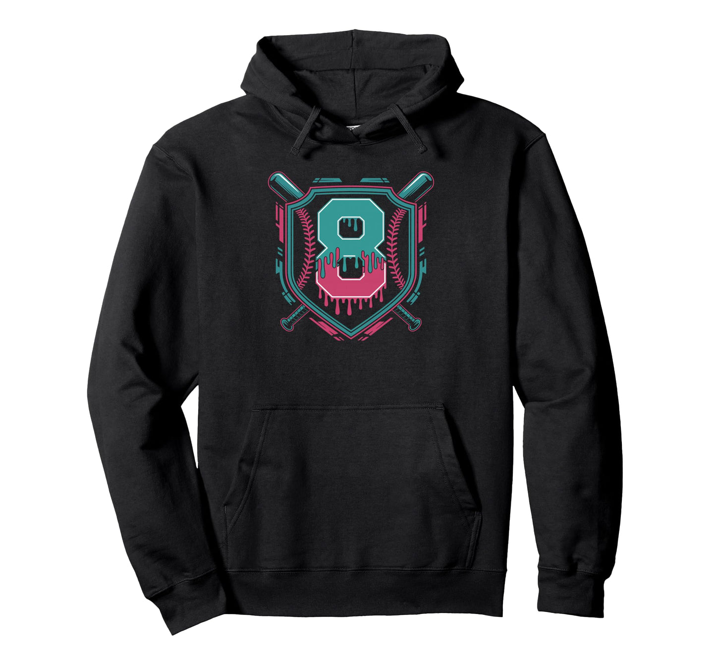 Eight Year Old Baseball Birthday Mood Hoodie - Aesthetic Graphic Men Women - T-Shirt, Sweatshirt, Hoodie