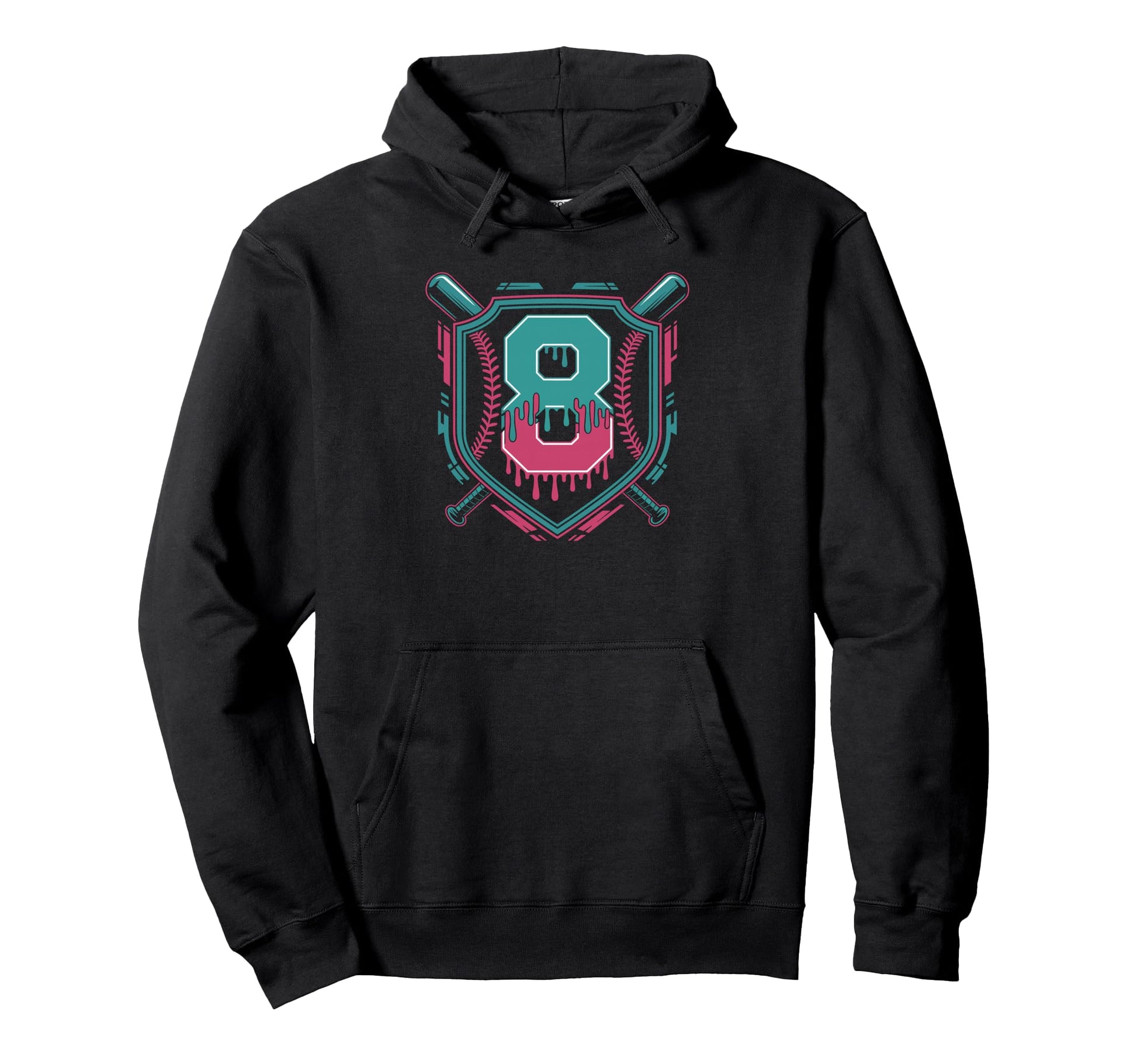 Eight Year Old Baseball Birthday Mood Hoodie - Aesthetic Graphic Men Women - T-Shirt, Sweatshirt, Hoodie